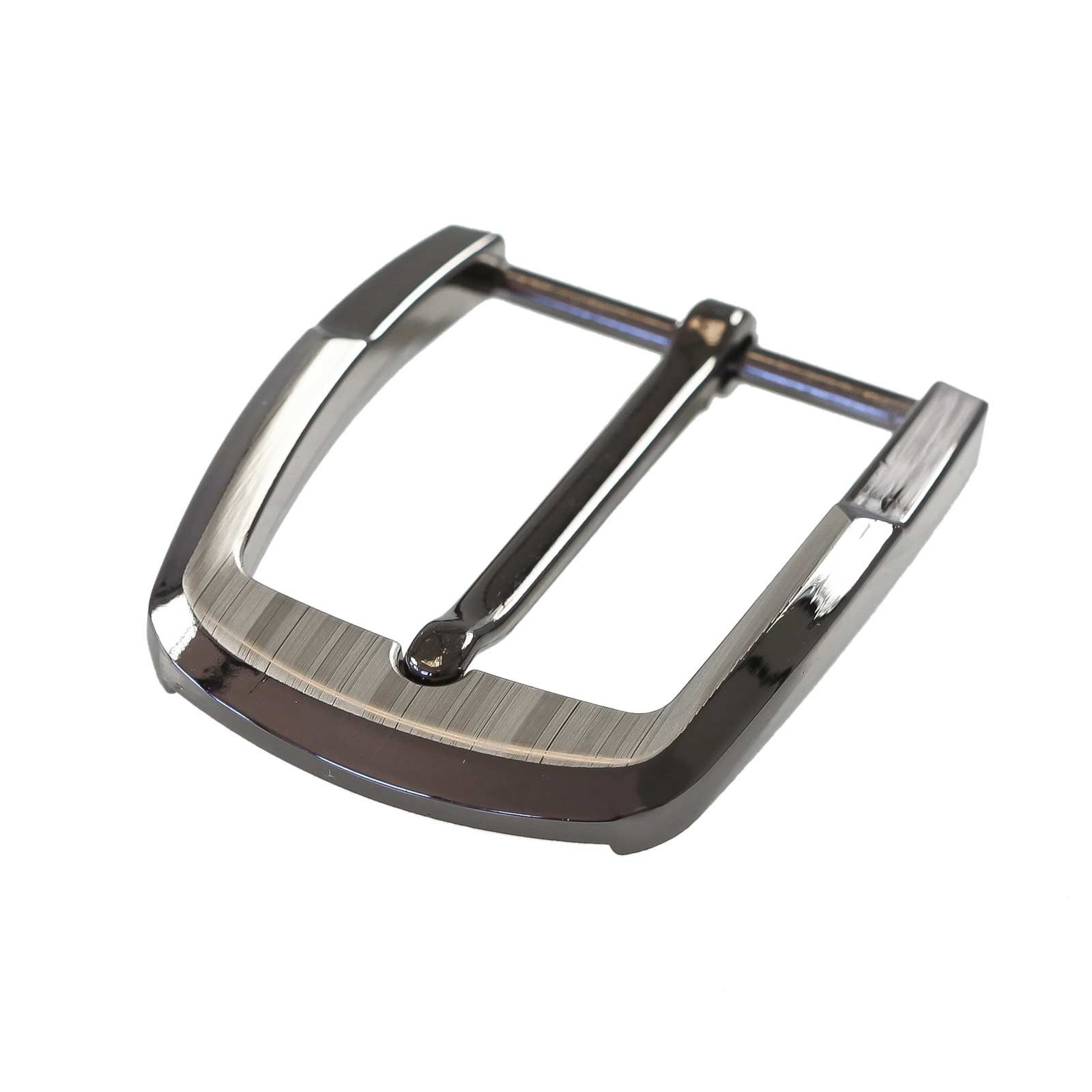 maDDma Gürtelschnalle aus Metall 35mm in silber Gürtelschließe Gurtstecker (Einzeln, 1-tlg)