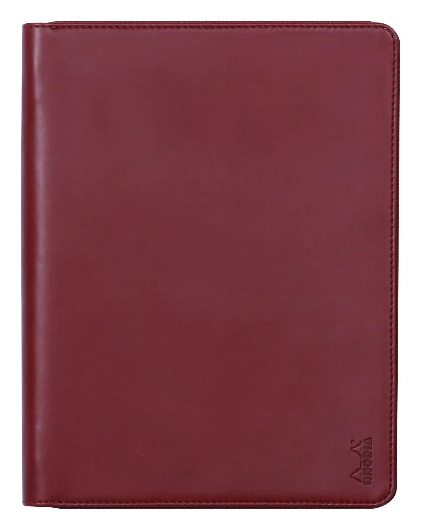 EXACOMPTA Aktentasche Konferenzmappe kleines Modell 19,5x25,5cm für Block A5 Weinrot 168107C, Rhodia, Blöcke, Hefte und Notizbücher