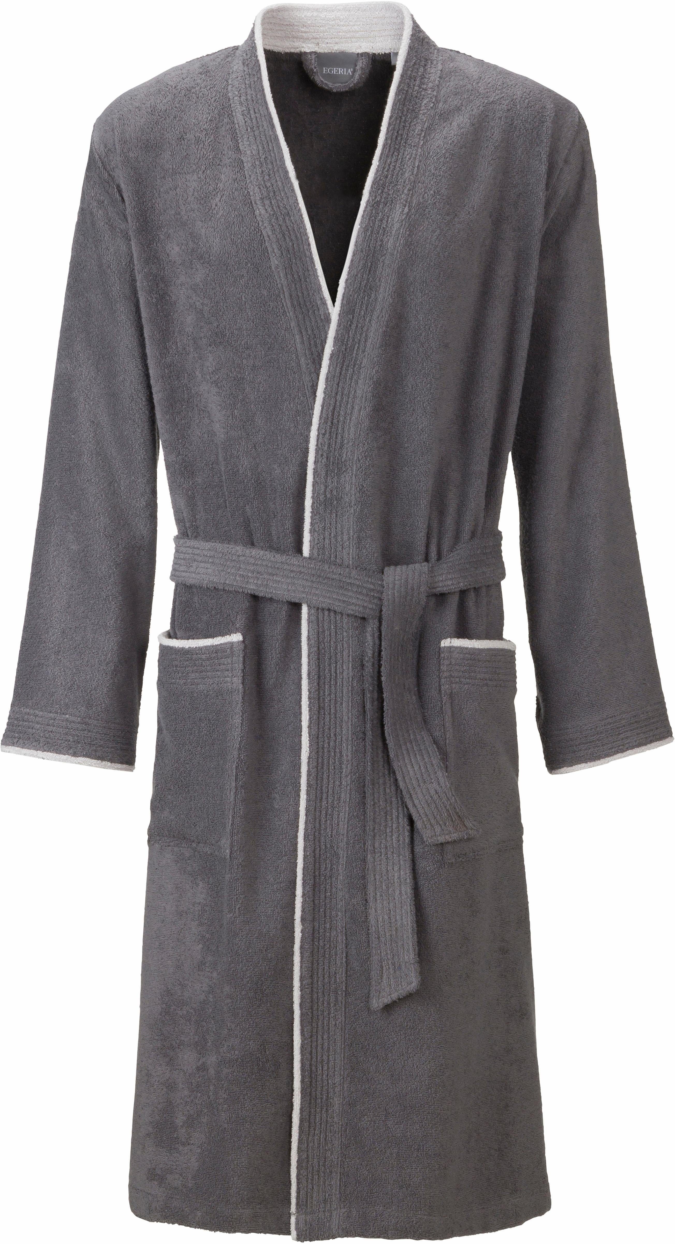 Egeria Herrenbademantel Nico, ideal für Sauna & Spa, Hotelbademantel, Morge günstig online kaufen