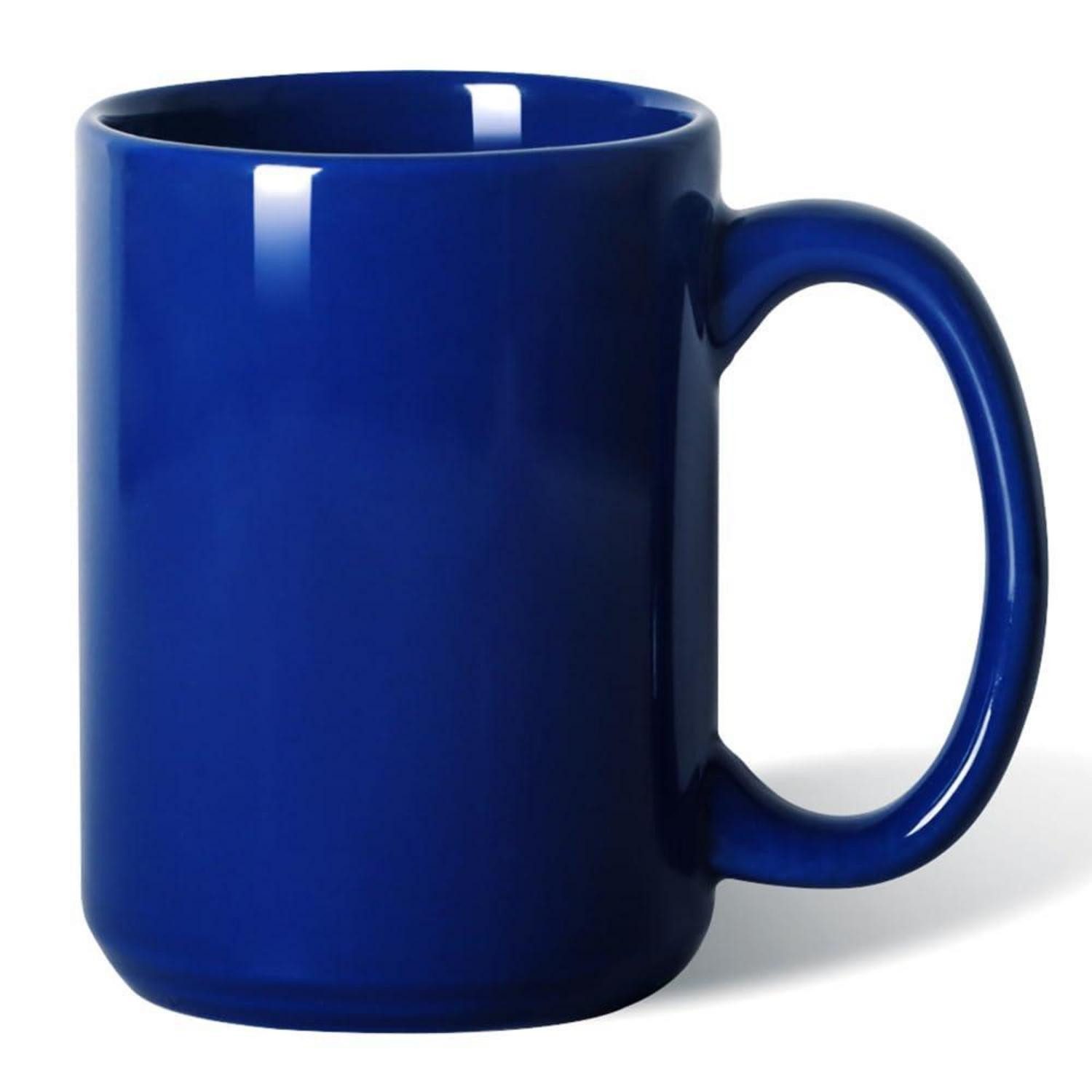 LuxusKollektion Tasse Kaffeetasse Keramik Groß Blau 450ml, Keramik