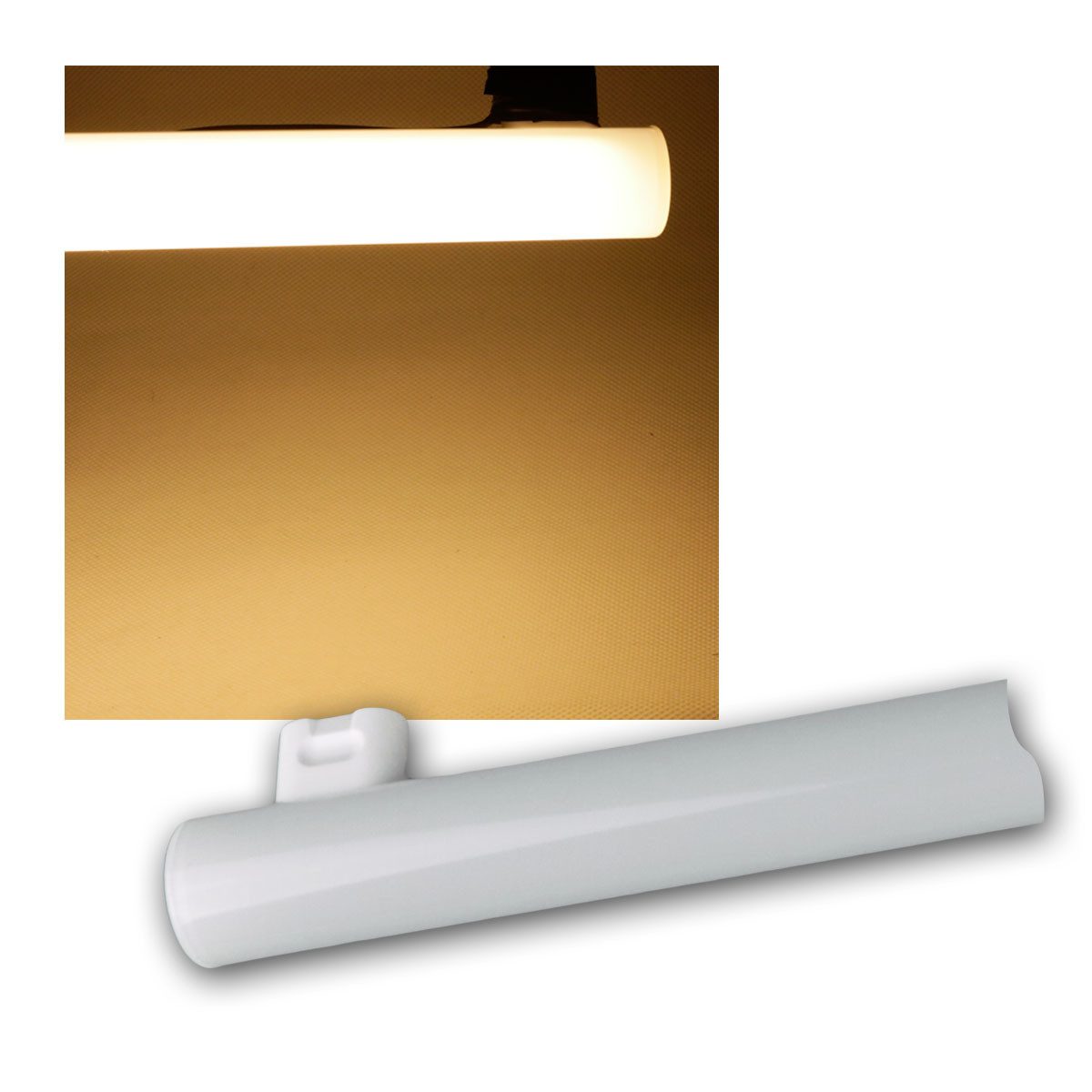 EGB LED-Leuchtmittel LED-Linienlampe S14s 50cm 2700K warmweiß 700lm 8W, warmweiß