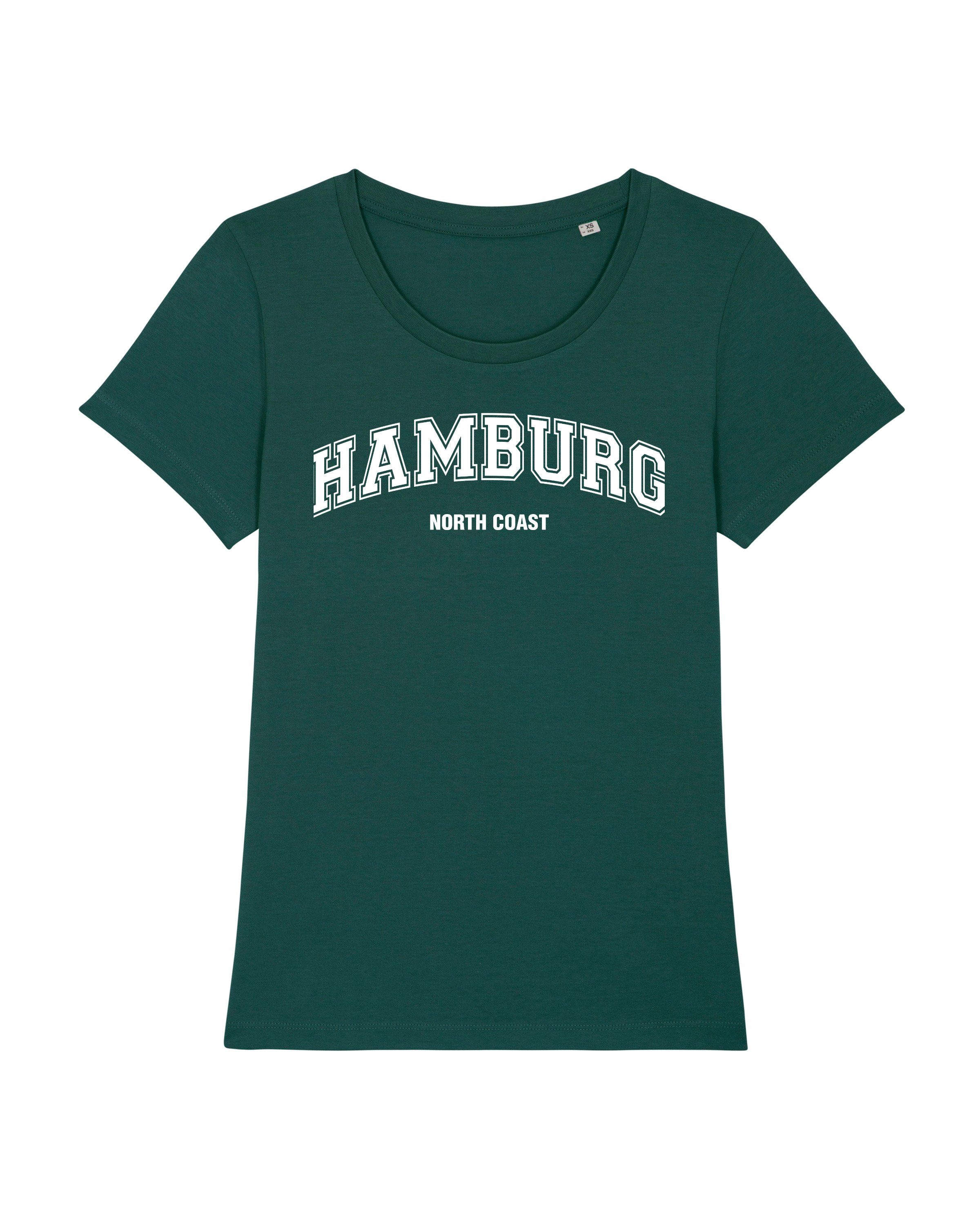 wat? Apparel Print-Shirt Hamburg (1-tlg) glazed grün | T-Shirts