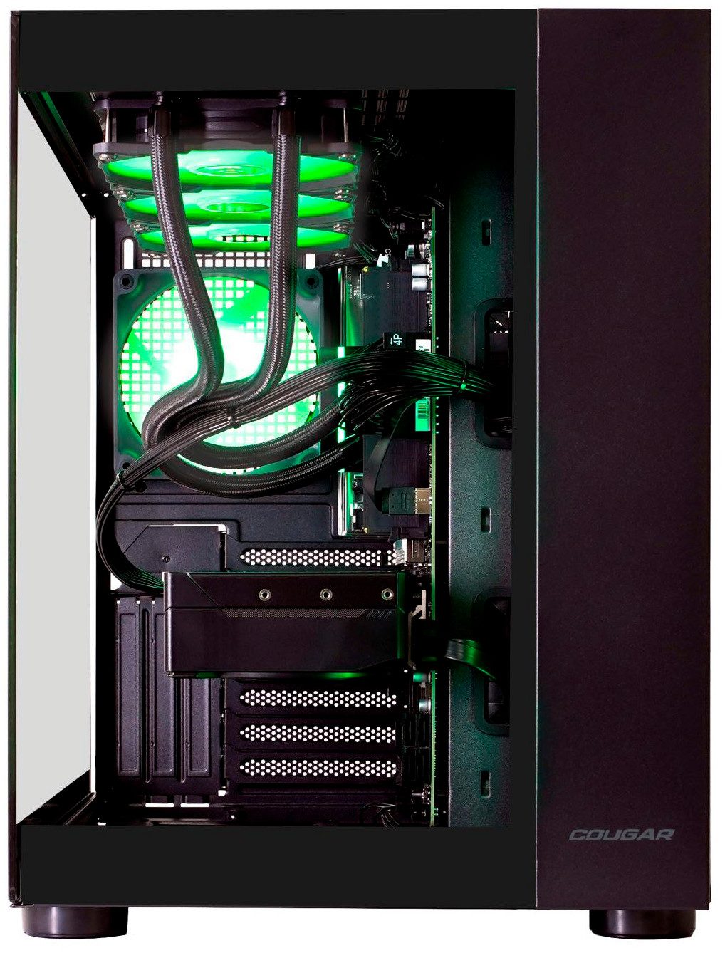 Cougar MegaDeal FV150 BK 2845 AMD Ryzen 5 9600X 32GB DDR5 1TB SSD RTX 5060Ti Gaming-PC-Komplettsystem (34", AMD Ryzen 5 9600X, RTX 5060 Ti, 32 GB RAM, 1000 GB SSD, Windows 11, DDR5 RAM + MSI MAG 342CQR E2 Curved Monitor 86cm (34)