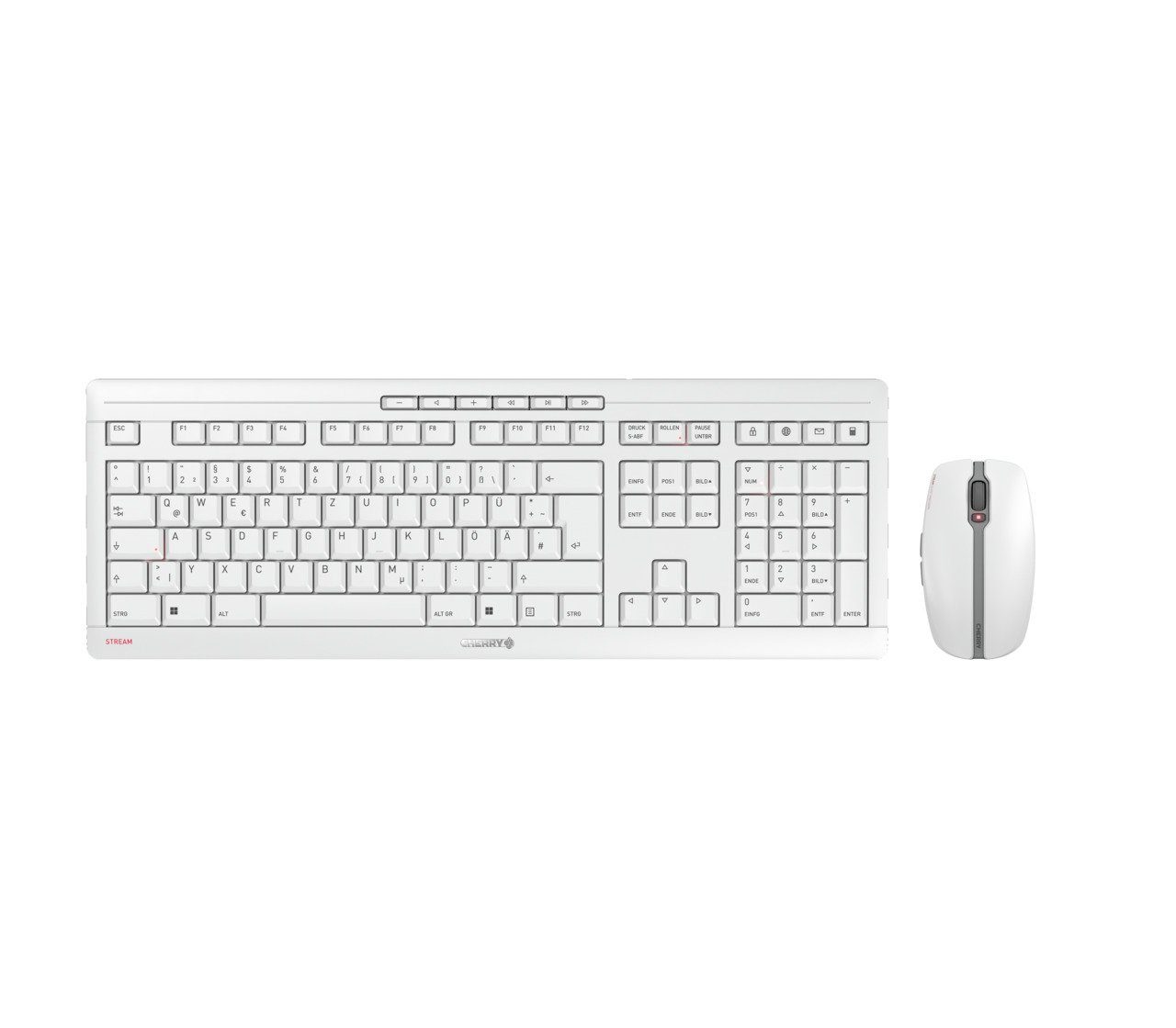 Cherry STREAM DESKTOP Tastatur- und Maus-Set, (Set)