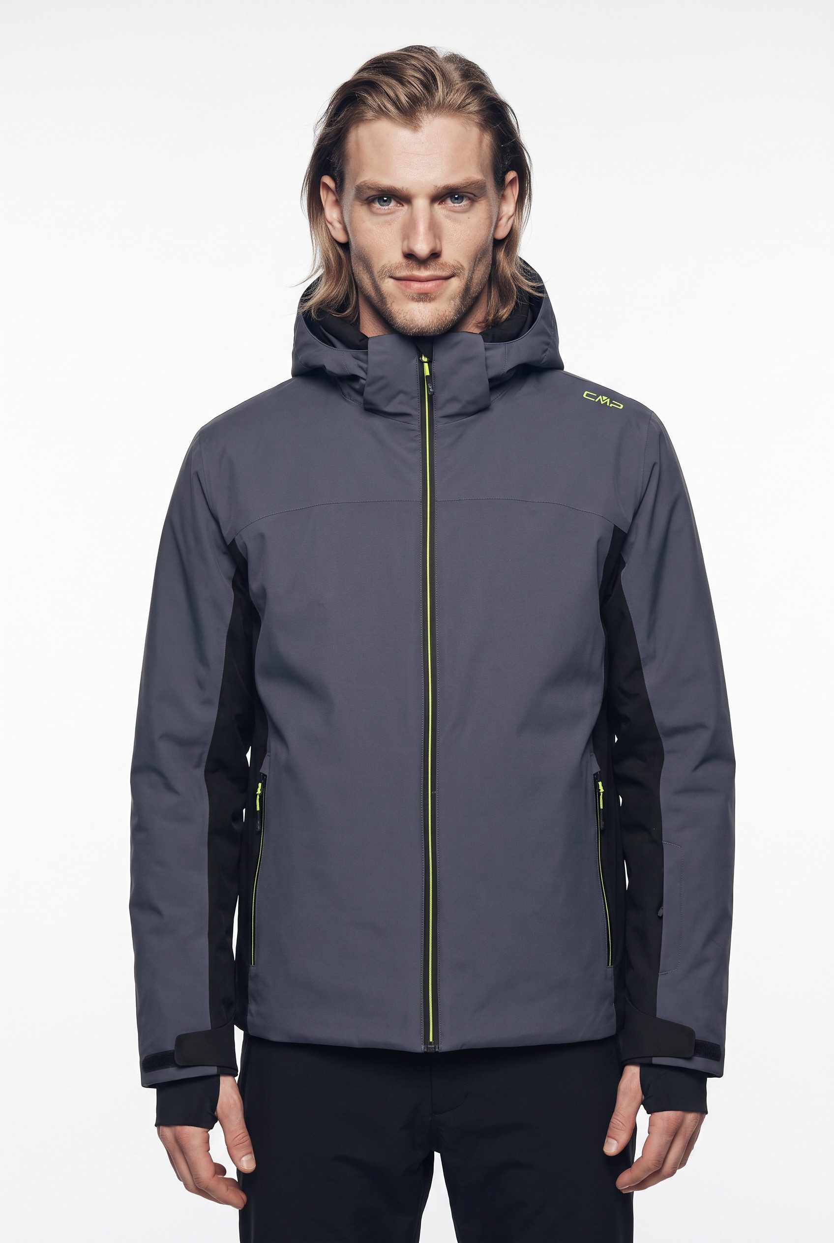 CMP Funktionsjacke mit Kapuze, Langarm, aus Polyester