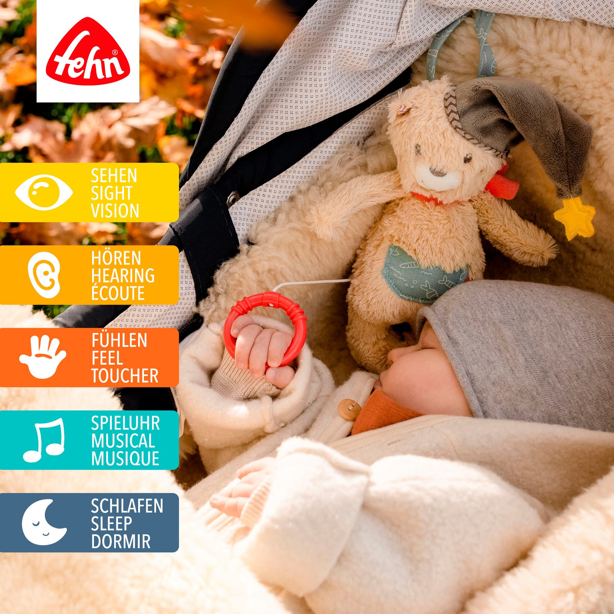 Fehn Spieluhr Bruno, Bär günstig online kaufen