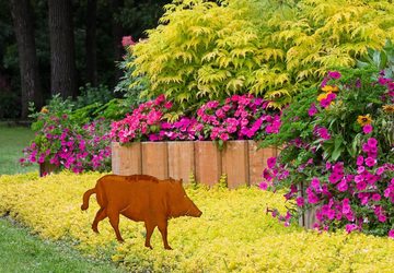 Blümelhuber Gartenstecker -Edelroststecker Wildschwein (1-St) wetterfest