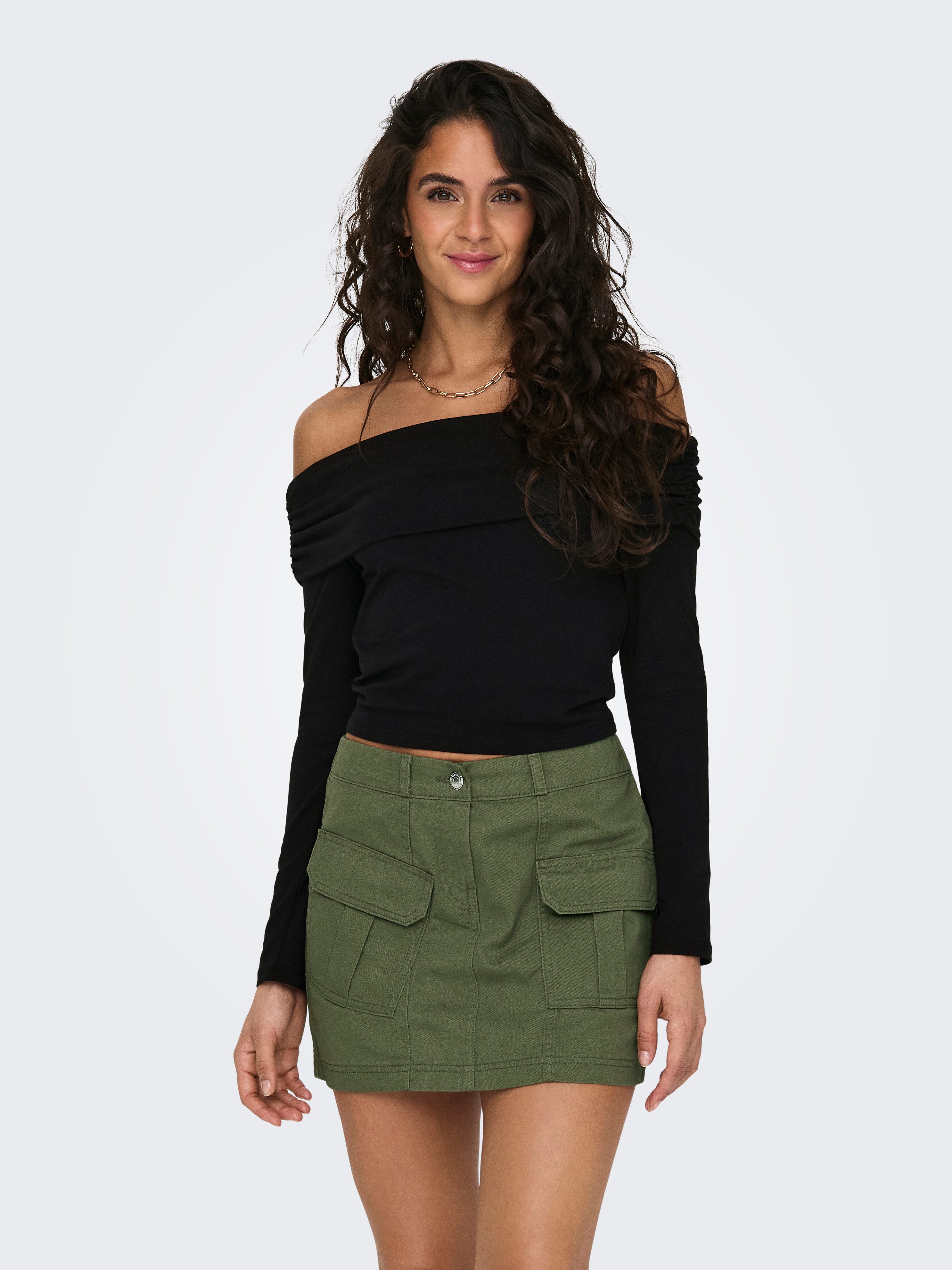Langarmshirt ONLLIVE LOVE L/S OFF SHOULDER CS TOP
