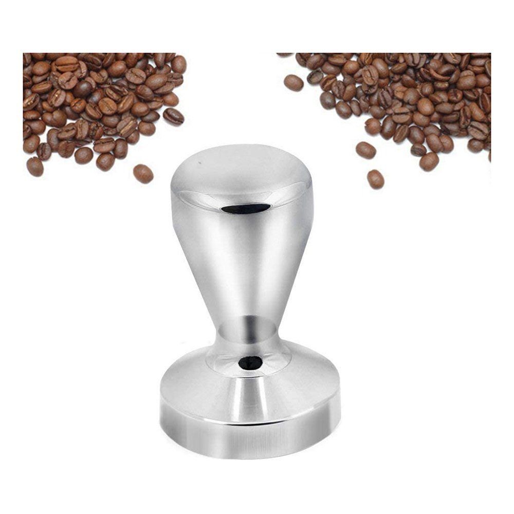 TUABUR Wiederbefüllbare Kaffeepads 51mm italienische Espressokanne mit Edelstahlsockel