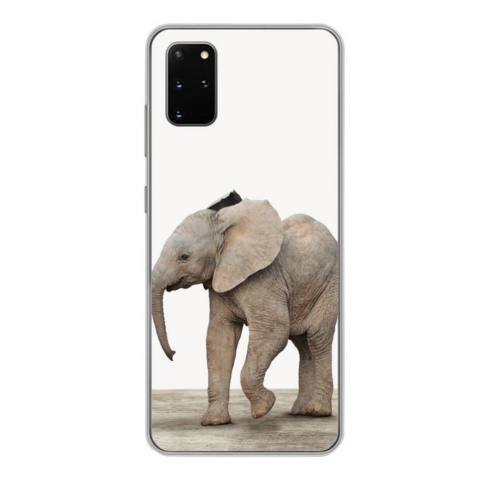 MuchoWow Handyhülle Baby-Elefant - Tiere - Kinder - Mädchen - Jungen Phone Case Handyhülle Samsung Galaxy S20 Plus Silikon Schutzhülle