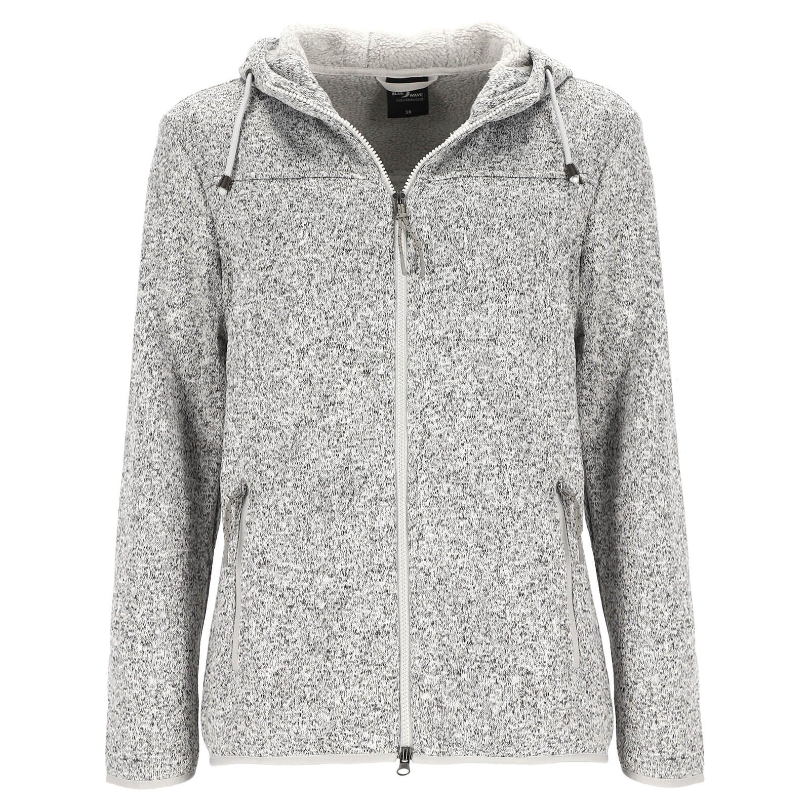 Blue Wave Fleecejacke Meike Damen Strickfleece-Jacke Meike mit Kapuze und T günstig online kaufen