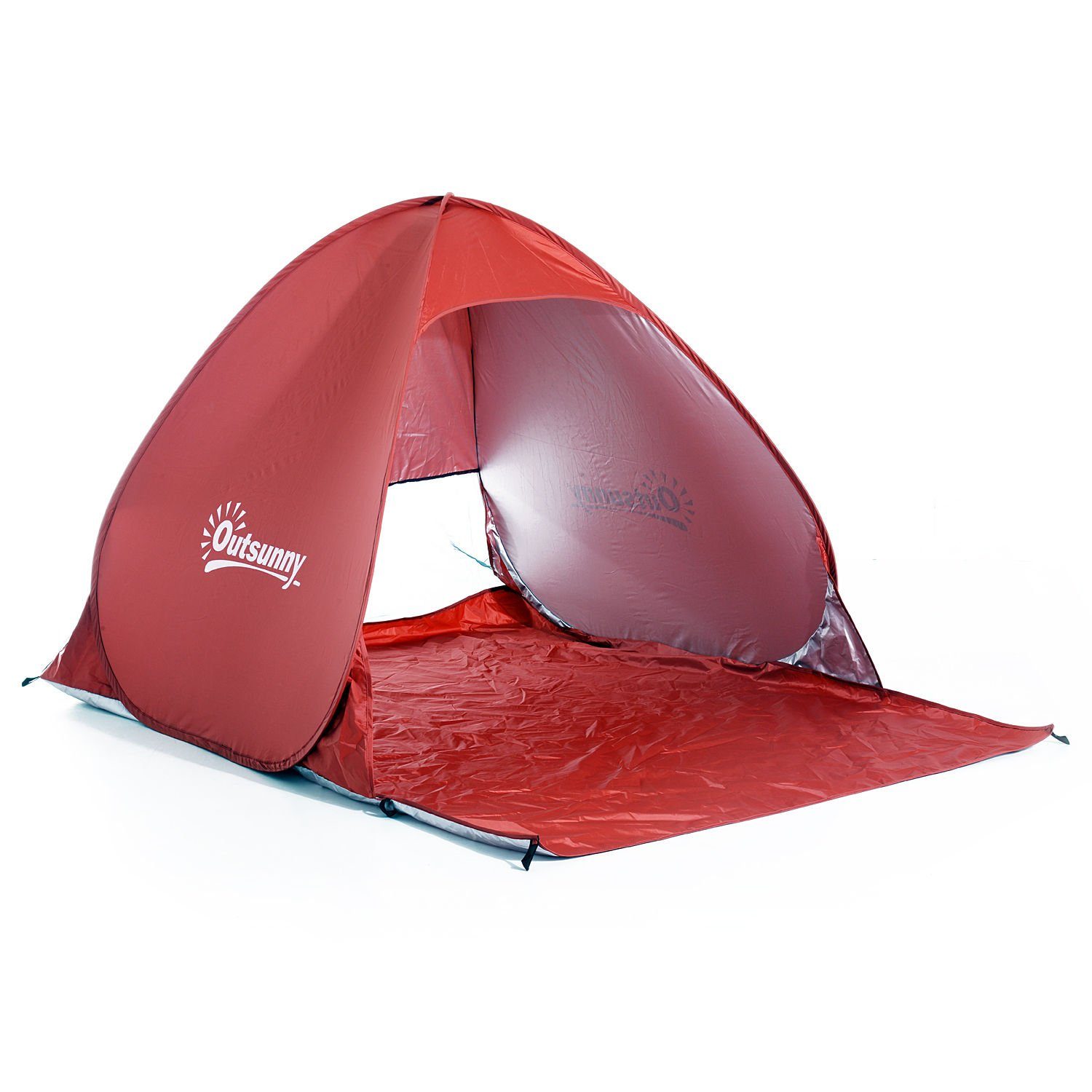 Outsunny Faltzelt Pop-Up Zelt für 2 Personen