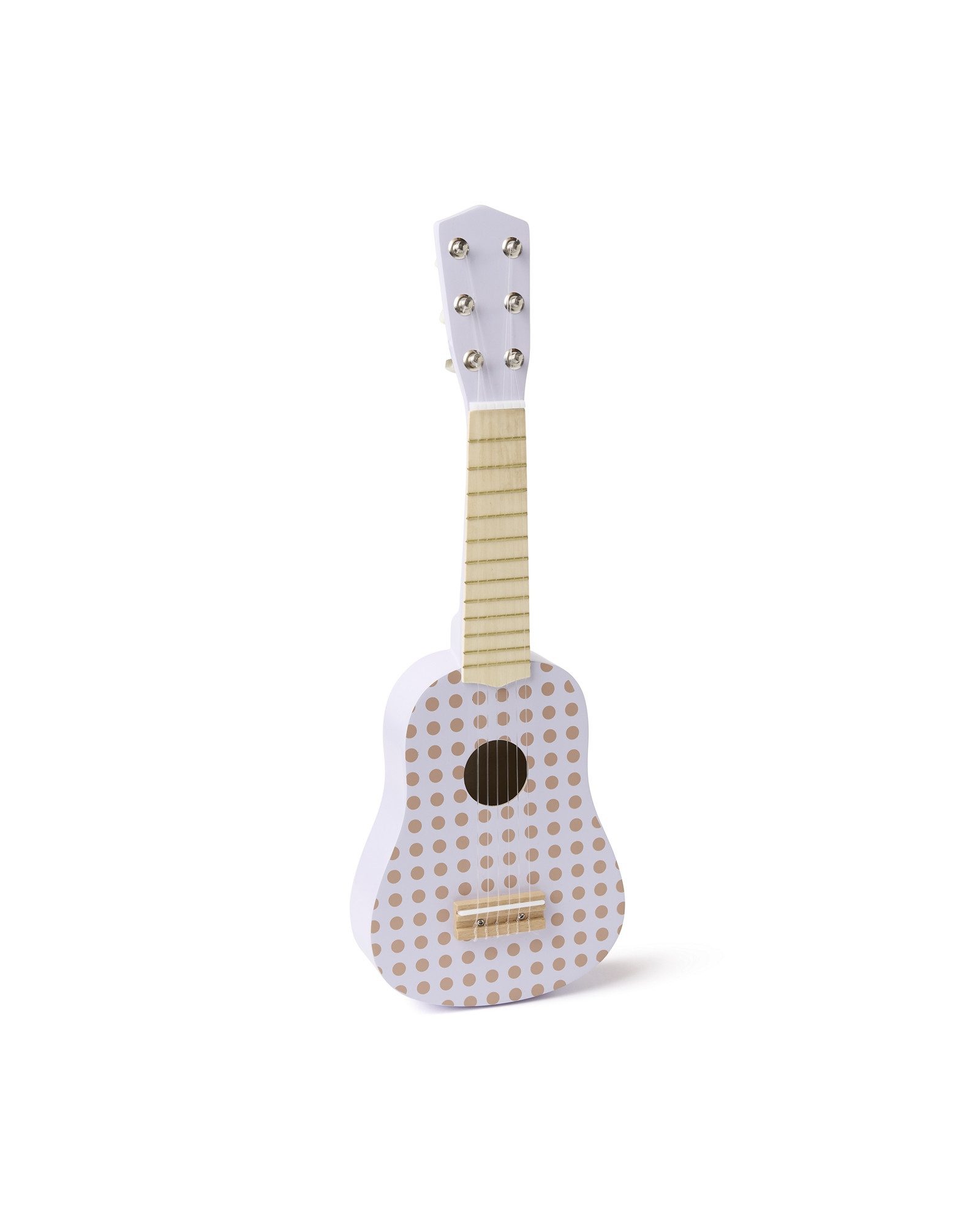Kids Concept Spielzeug-Musikinstrument Meine erste Gitarre gepunktet, (1 tlg., 6 Saiten Kinderinstrument), Aus Holz