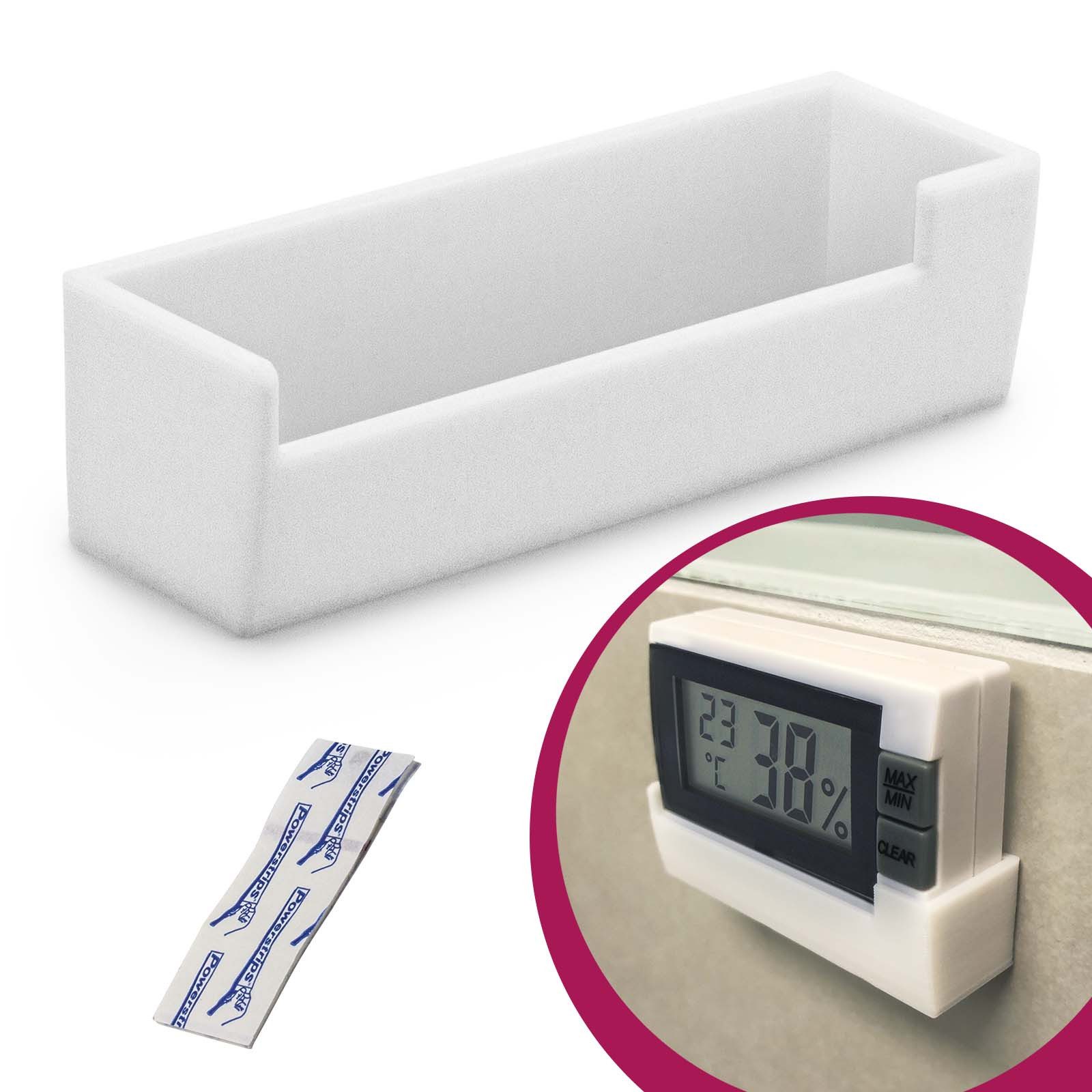 Wandhalterung Wand Halterung Thermostat passend für TFA Dostmann Digital Thermo