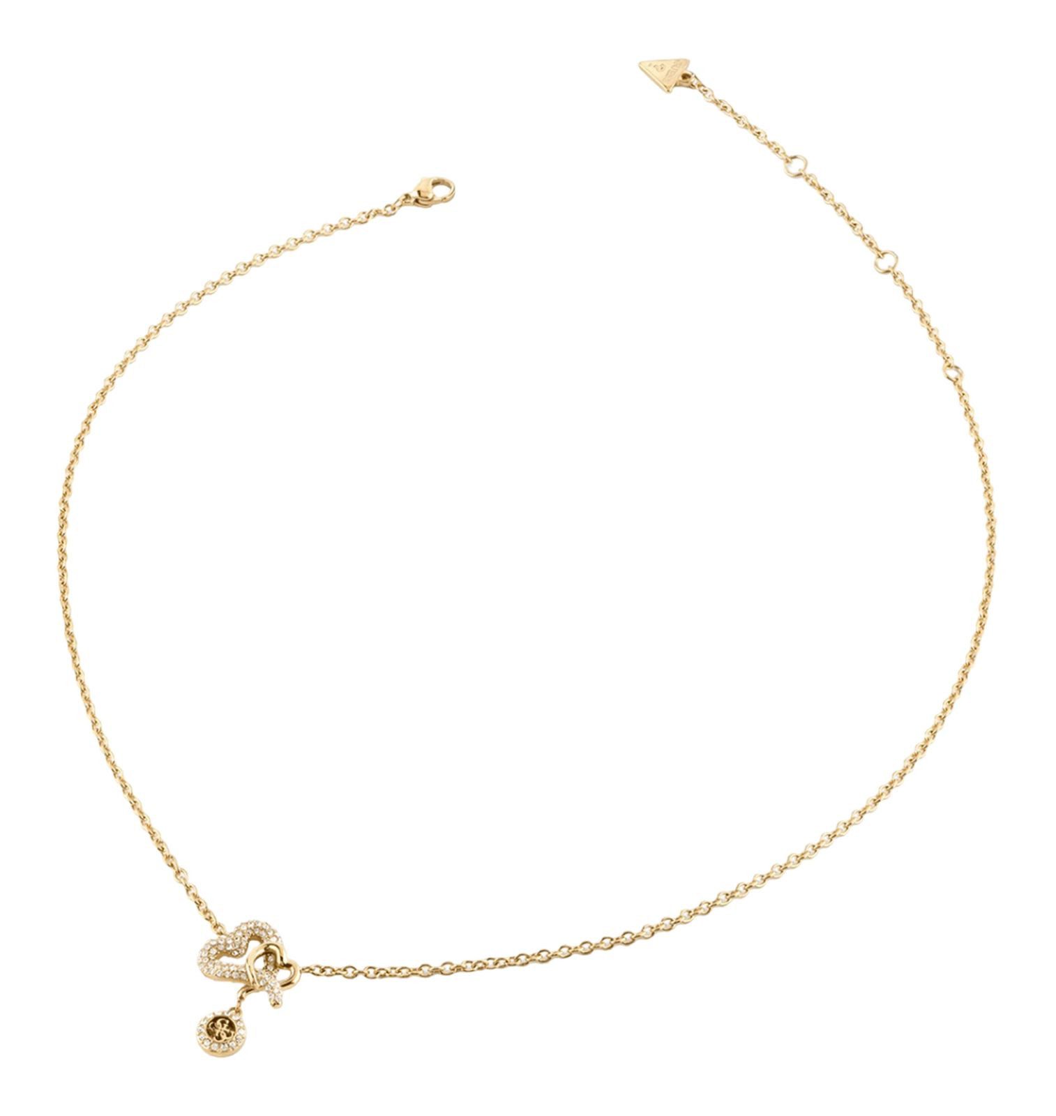 Guess Herzkette 16-18" Pave Hearts Necklace