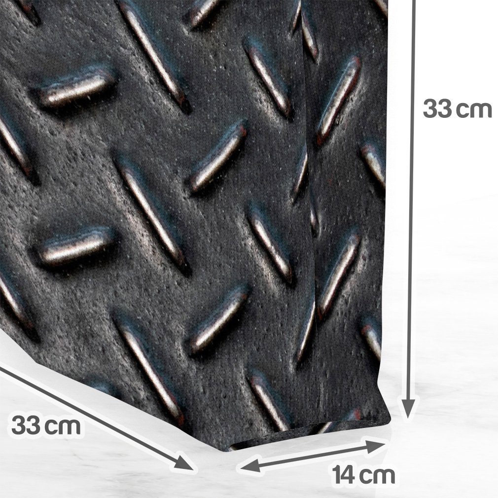 Aluminium Design Platte Boden (1-tlg), Eisenplatte Boden Bo Design VOID Eisenplatte Henkeltasche