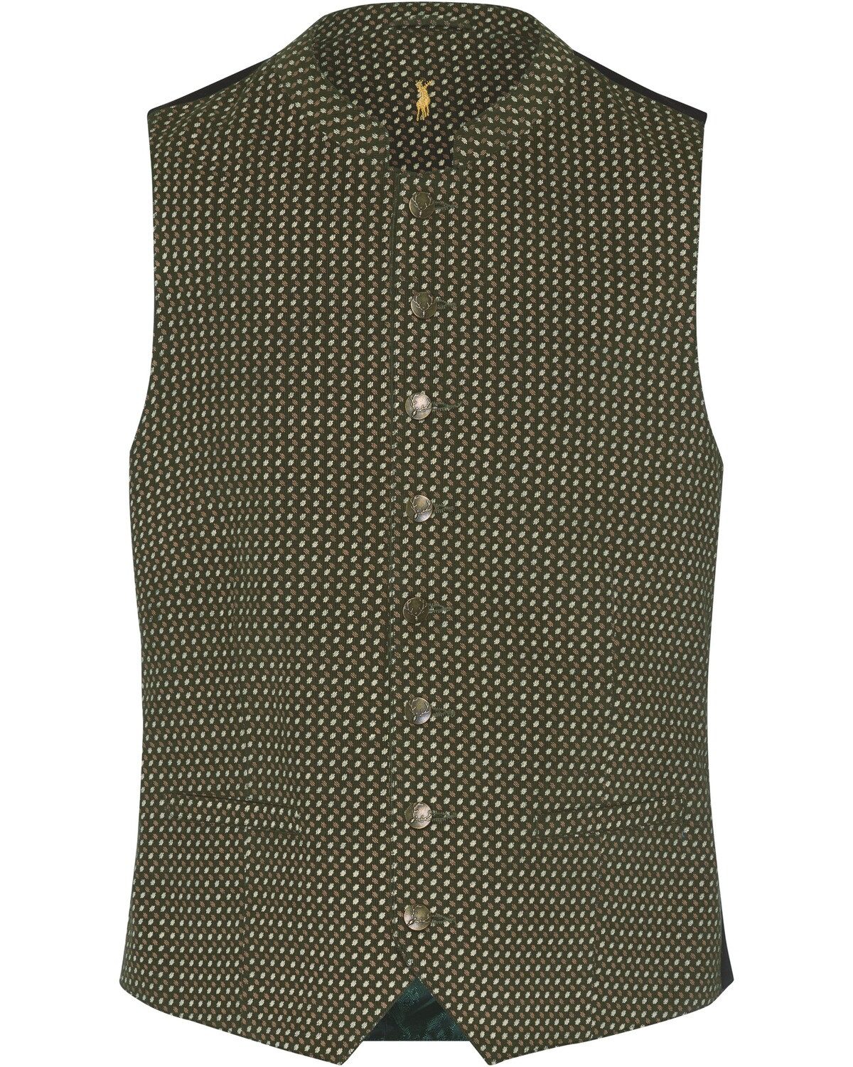 Almsach Trachtenweste Cordweste mit Print günstig online kaufen