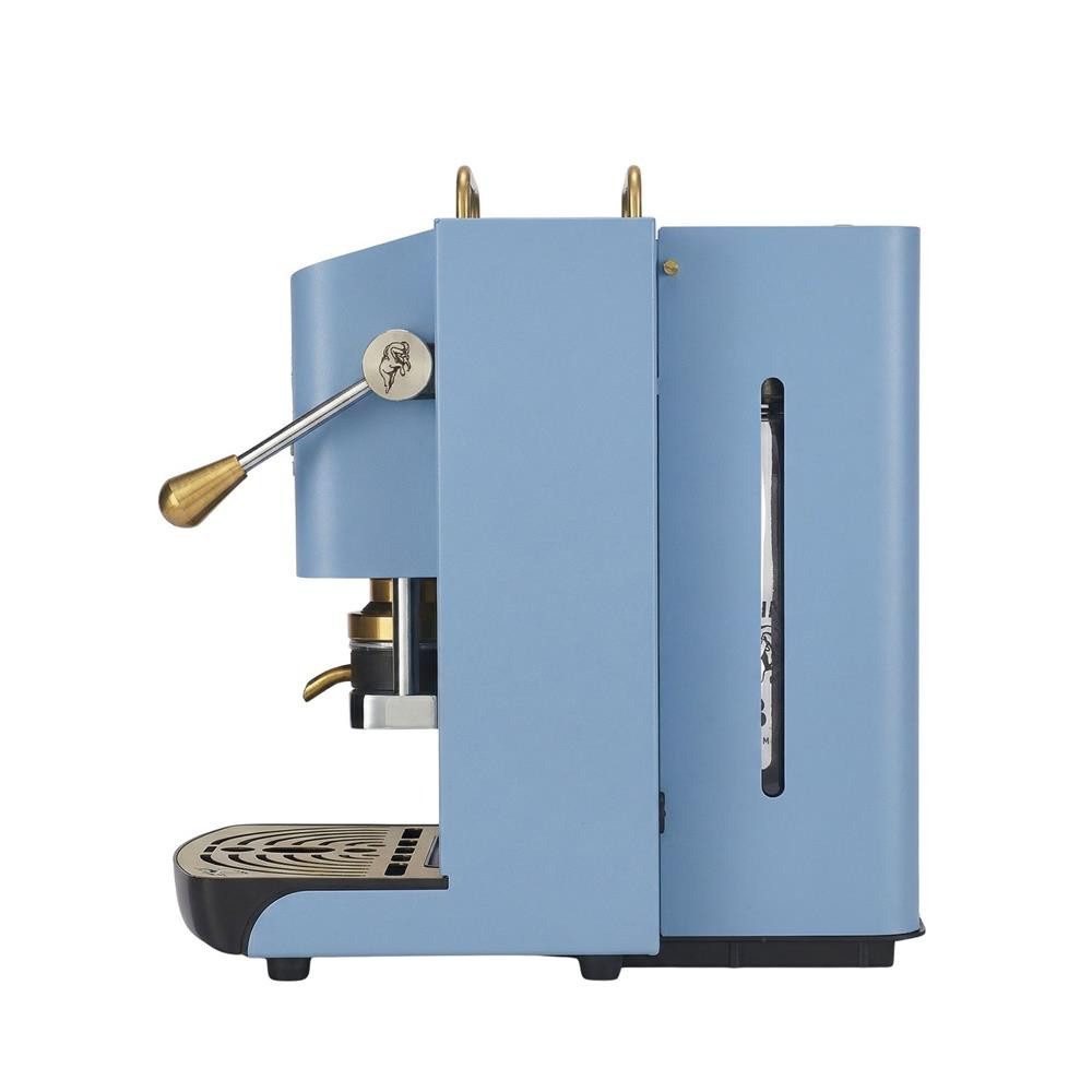 Faber Coffee Machines Kaffeepadmaschine Faber Pro Deluxe 3.0 Messing, ESE Pads, Messing-Details mit hochwertigem 3D-Logo