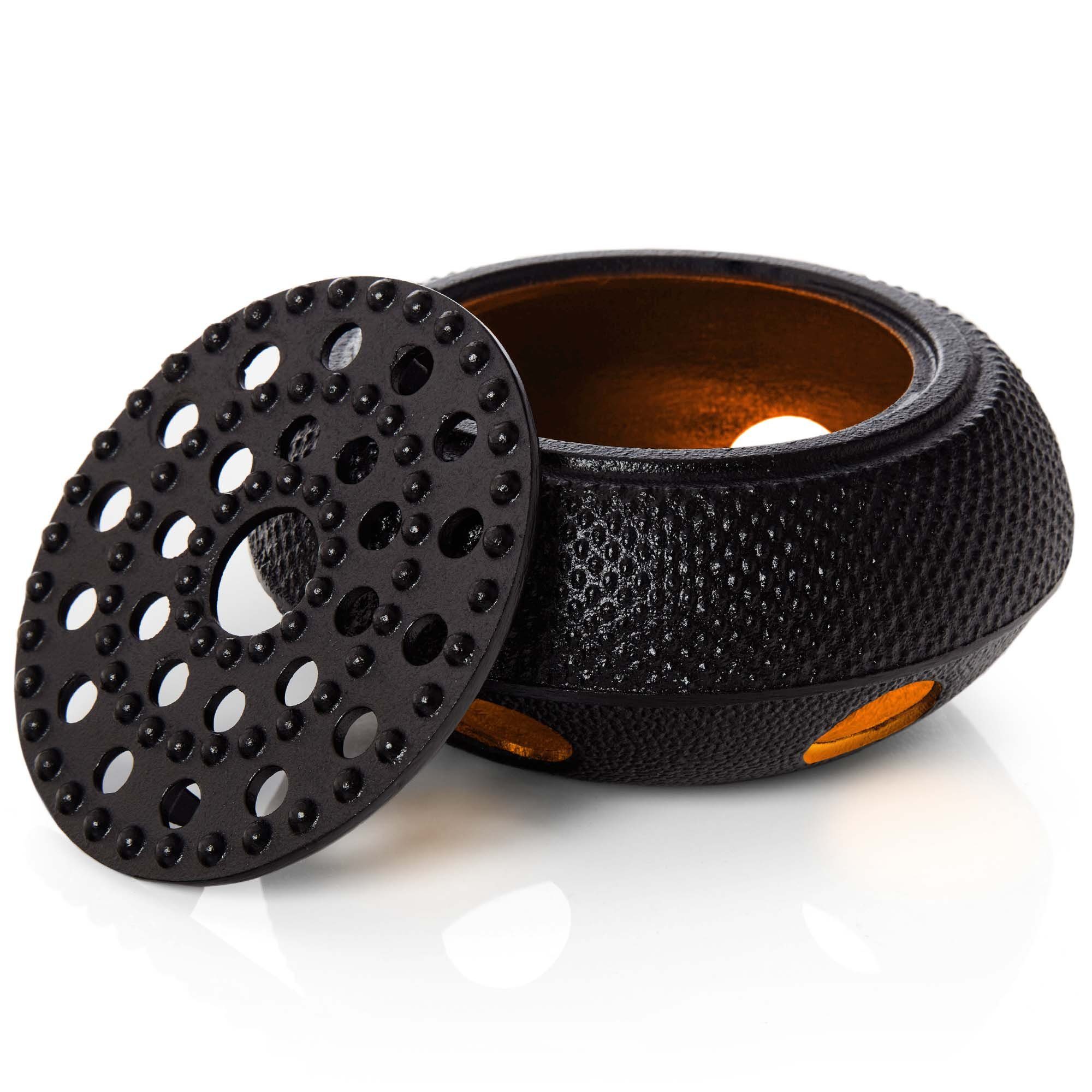 Bonvivre Teestövchen, Teewärmer aus emailliertem Gusseisen, Подогреватели im asiatischen Stil