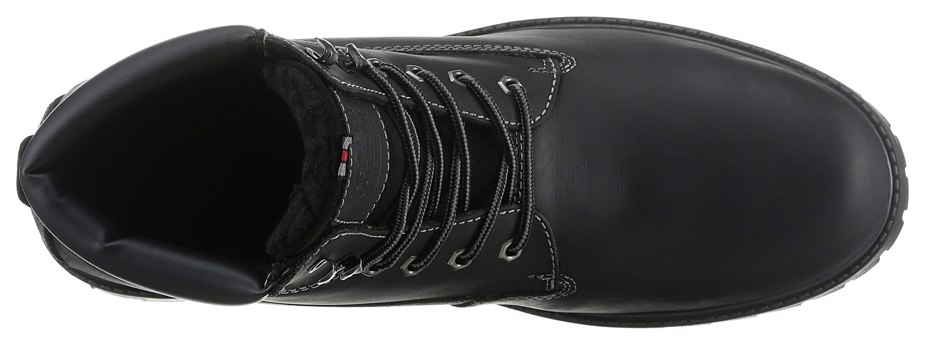 Dockers by Gerli Winterboots Workerboots, Schnürstiefel mit Blockabsatz