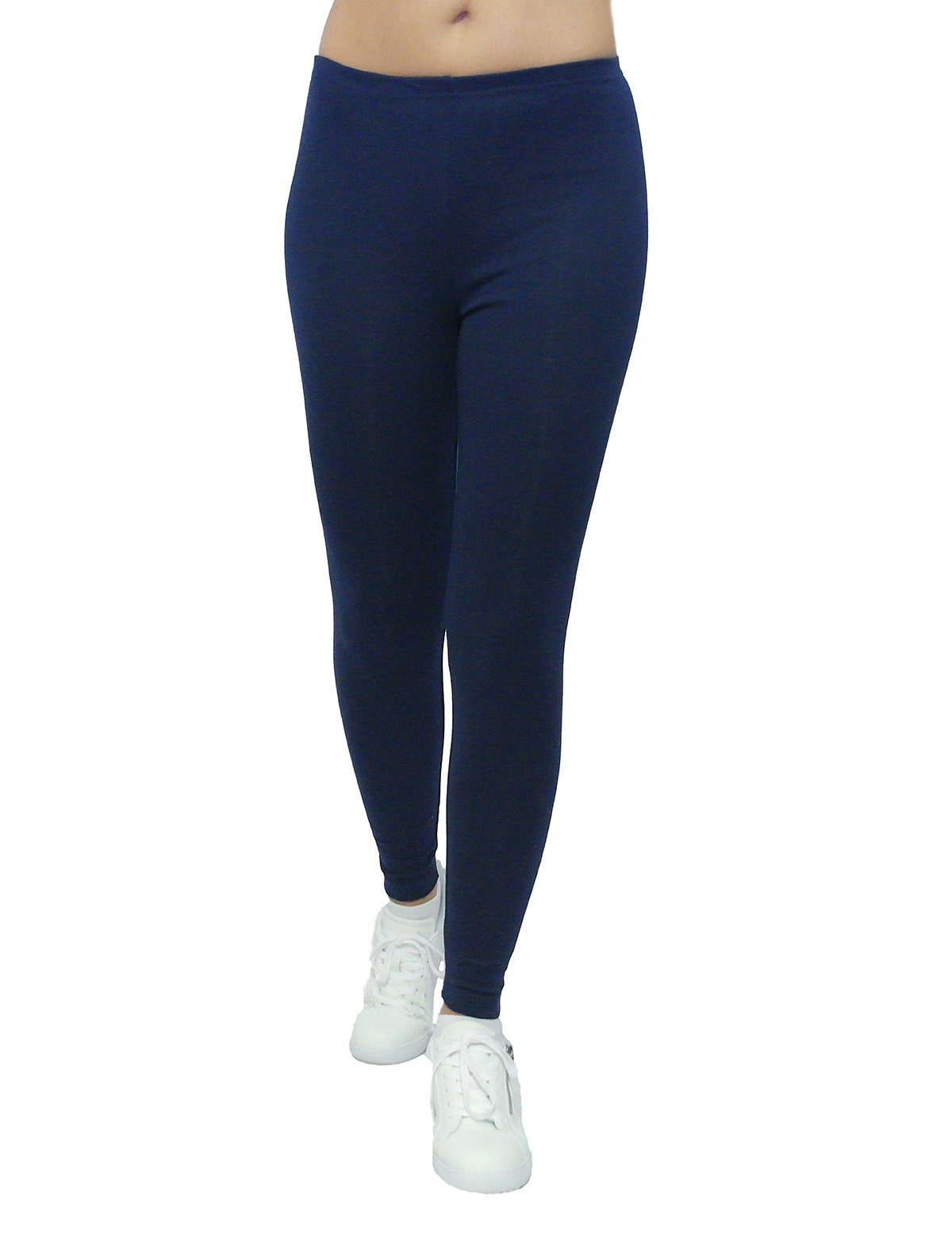 Thermoleggings Thermo Leggings Hose lang Baumwolle Fleece warm