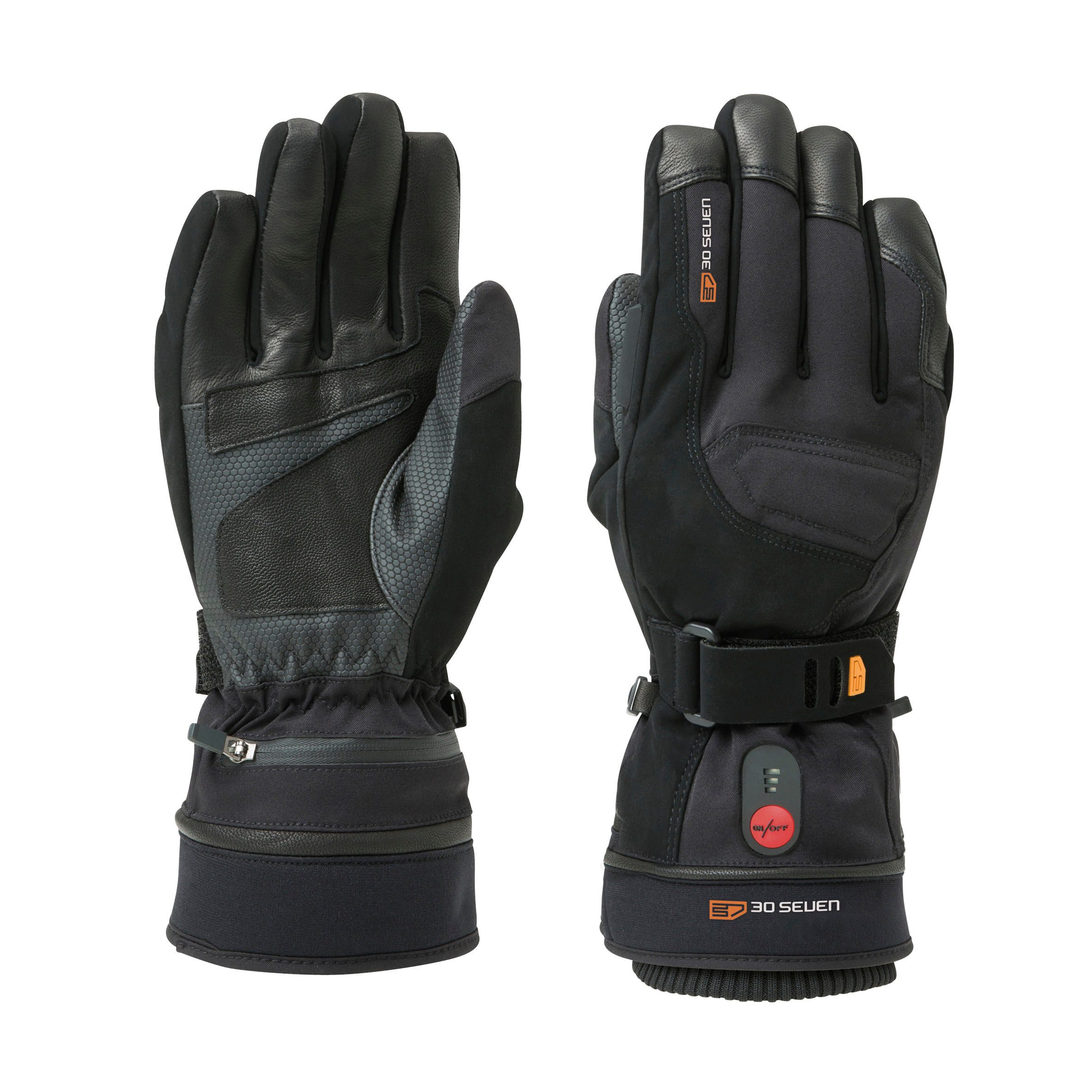 30seven Skihandschuhe beheizte Перчатки - extra warm 7,4V Set inkl. 2 Akkus & Doppelladegerät
