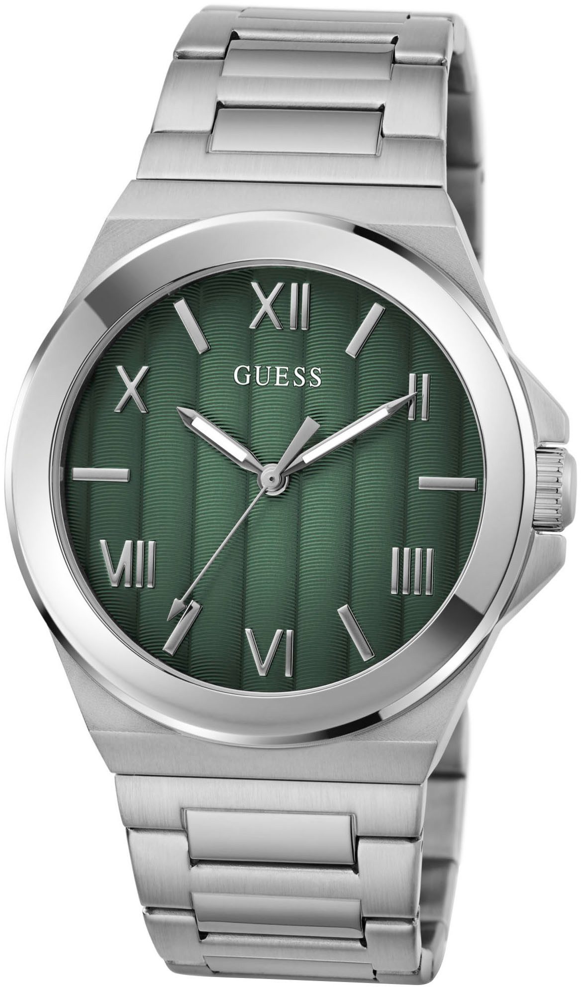 Guess Quarzuhr VINYL GW0789G1, Armbanduhr, Herrenuhr, Edelstahlarmband, Min günstig online kaufen