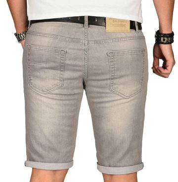 Alessandro Salvarini Jeansshorts ASCanluca Stretch mit Elasthan