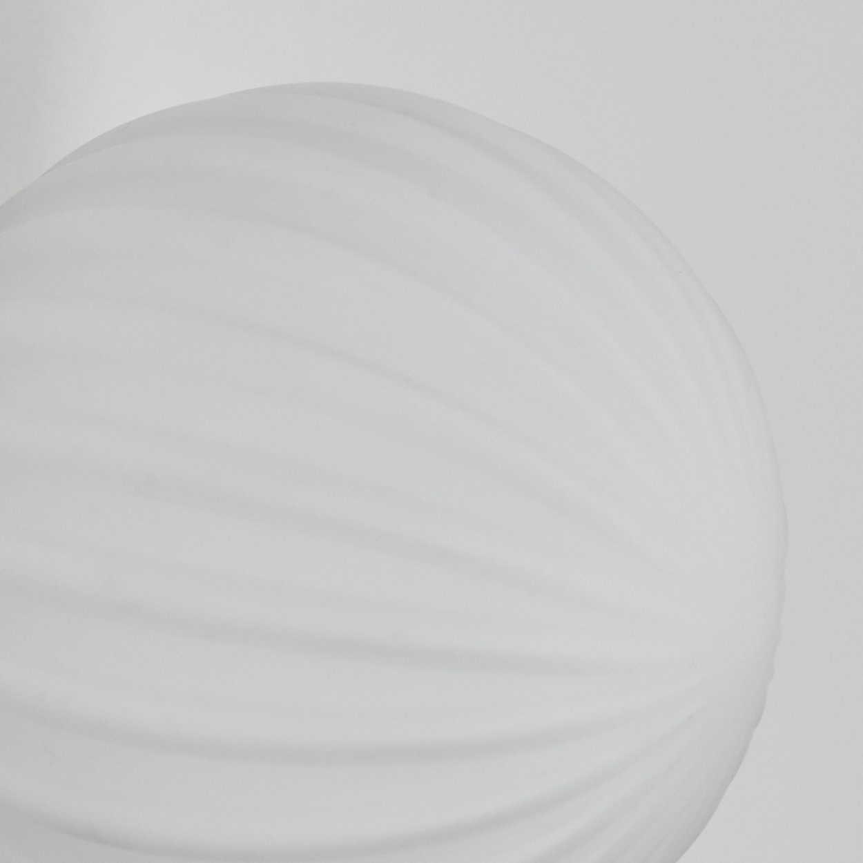 hofstein Wandleuchte Wandlampe aus Metall/Riffelglas in Schwarz/Weiß, ohne Leuchtmittel, Leuchte mit Glasschirm, An/-Auschalter, 1xG9, ohne Leuchtmittel