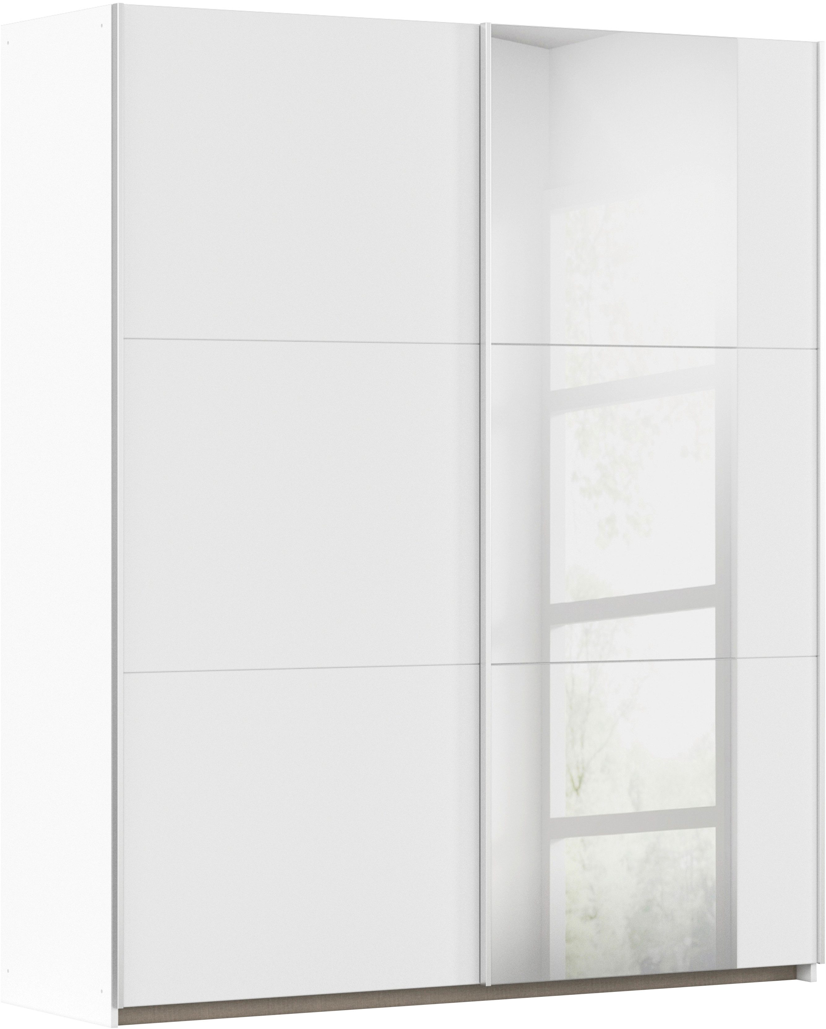 rauch Schwebetürenschrank Kleiderschrank Schrank Garderobe AURELIO (3 Ausstattungen BASIC/CLASSIC/PREMIUM (inkl. SOFT-CLOSE-FUNKTION) zeitloses Design, viele Farben, Breiten 175/218/261 cm MADE IN GERMANY