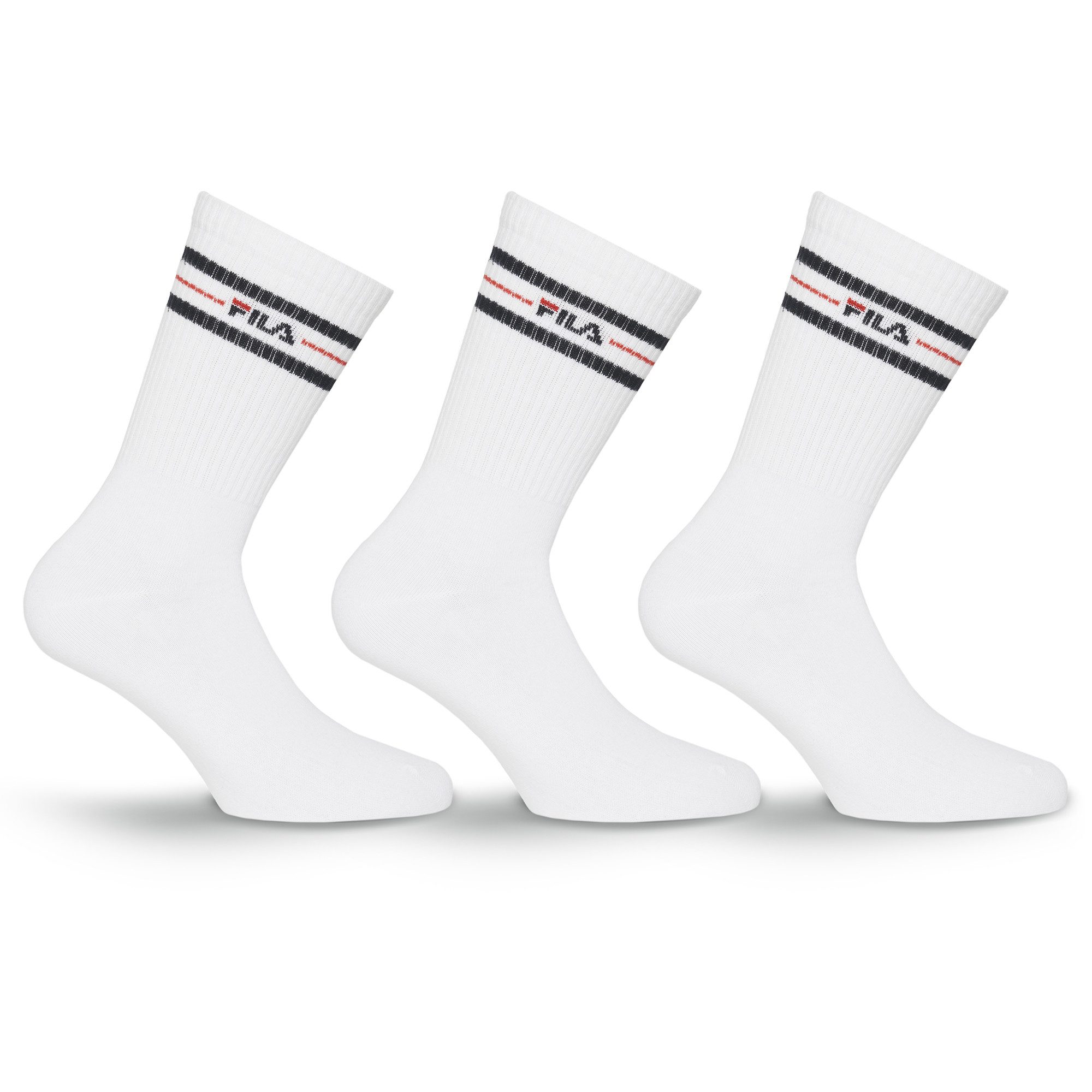 Fila Socken UNISEX LIFESTYLE PLAIN SOCKS (3-Paar, 3 Paar) mit Logo-Schriftzug