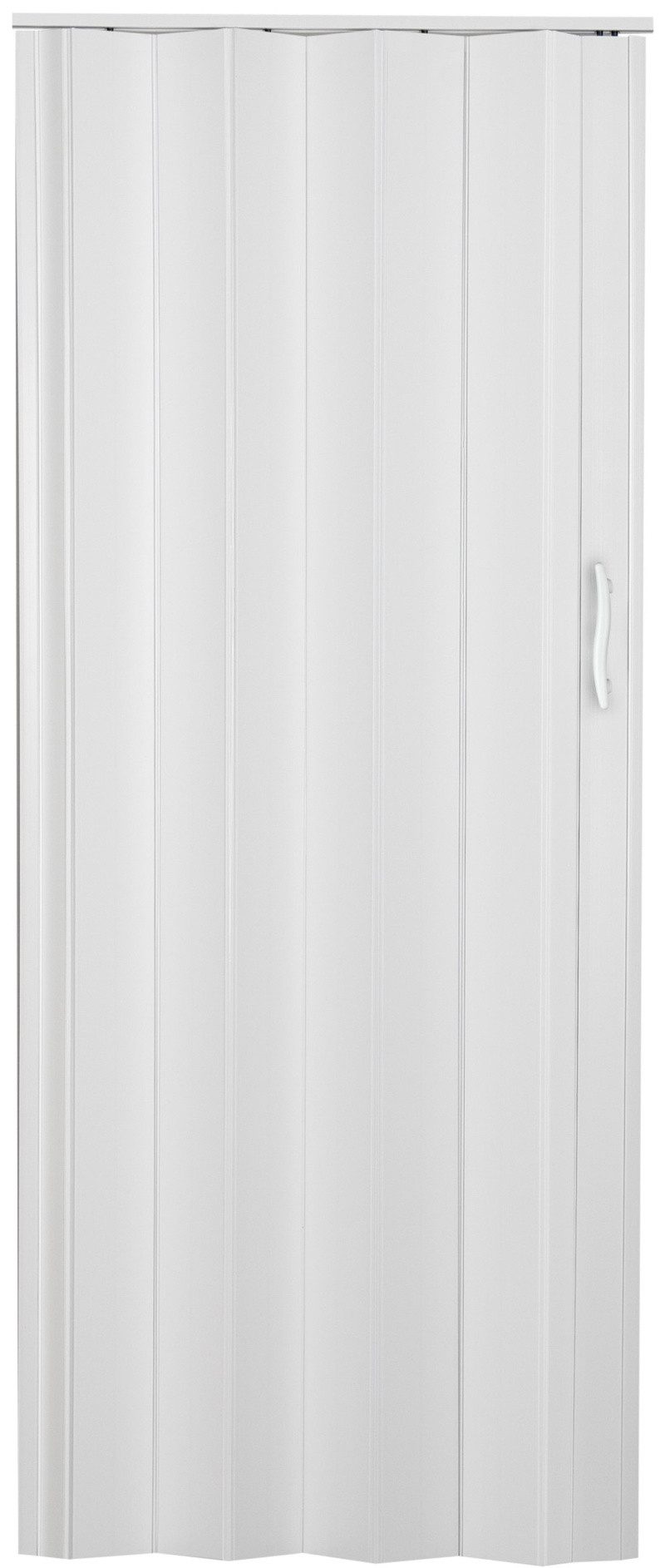 Standom Falttür Schiebetür für Türbreite bis 96 cm weiß Farben H. 202 cm Neu st3 (1 Karton, 1-St., 1-Set), teils vormontiert