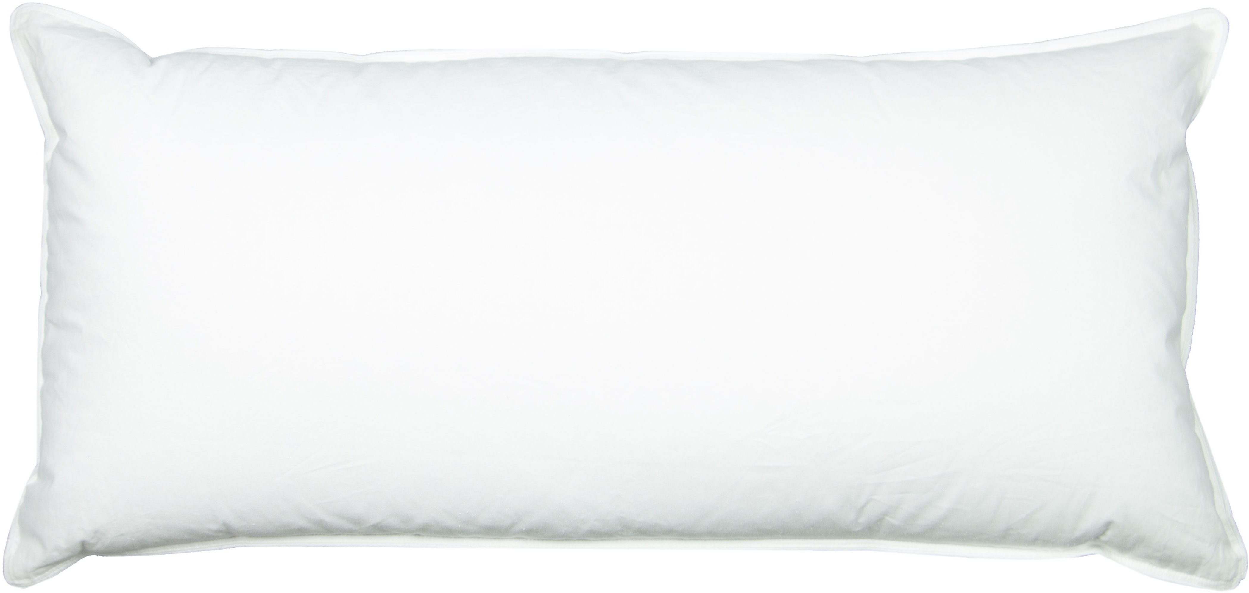 ZOLLNER Kopfkissen, Füllung: 100% Entendaunen, Seitenschläfer, Rückenschläfer, Bauchschläfer, 40 x 80 cm, 100% Baumwolle, vom Hotelwäschespezialisten