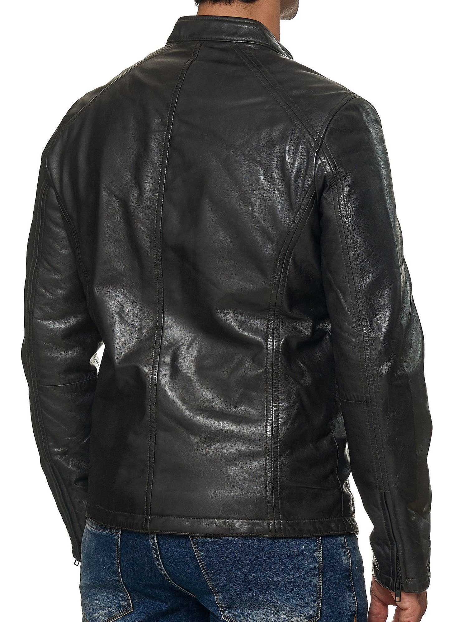 Tazzio Lederjacke 19707 moderne & zeitlose Echtleder Jacke