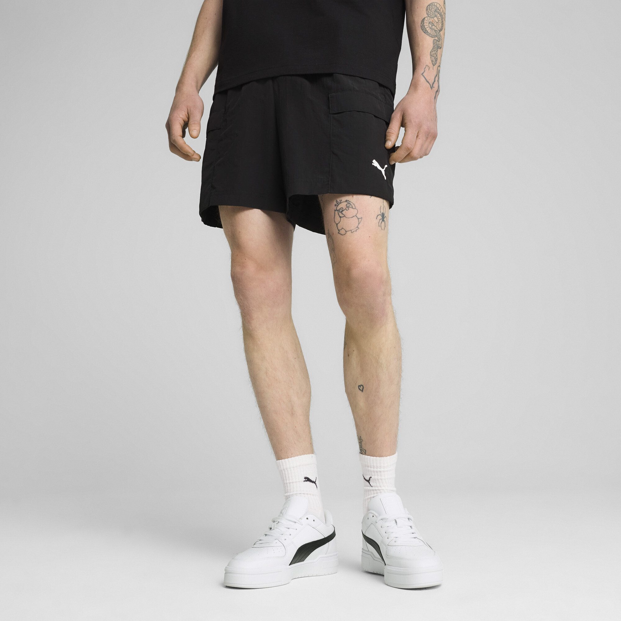 PUMA Shorts WARDROBE ESS Relaxed 6" Cargoshorts Herren
