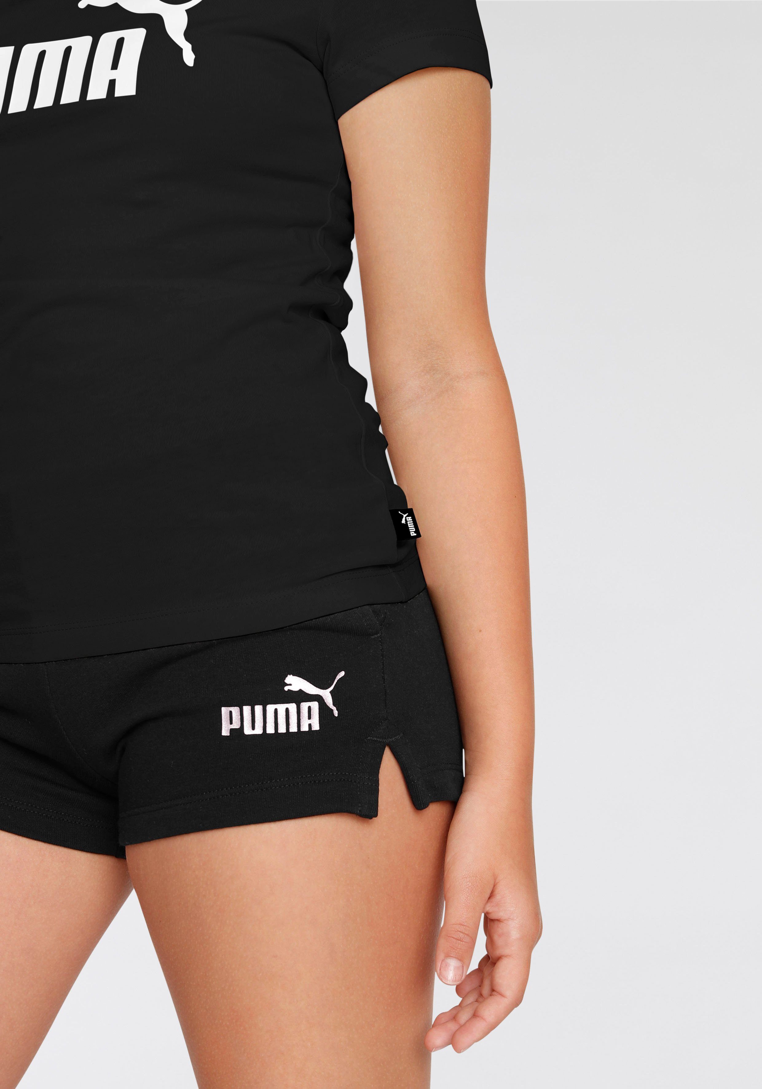PUMA T-Shirt ESS G LOGO TEE Black Puma