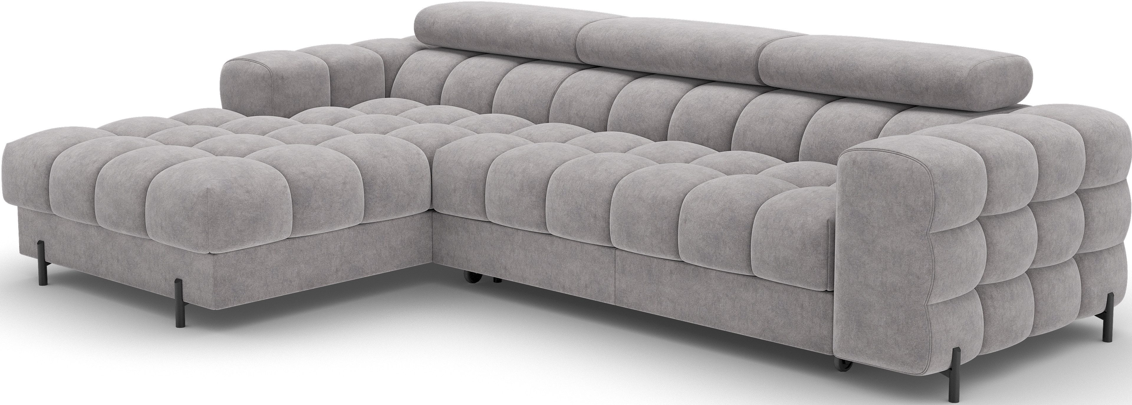 MOEBLO Ecksofa Neviro, Robuste Verarbeitung, verstellbare günstig online kaufen