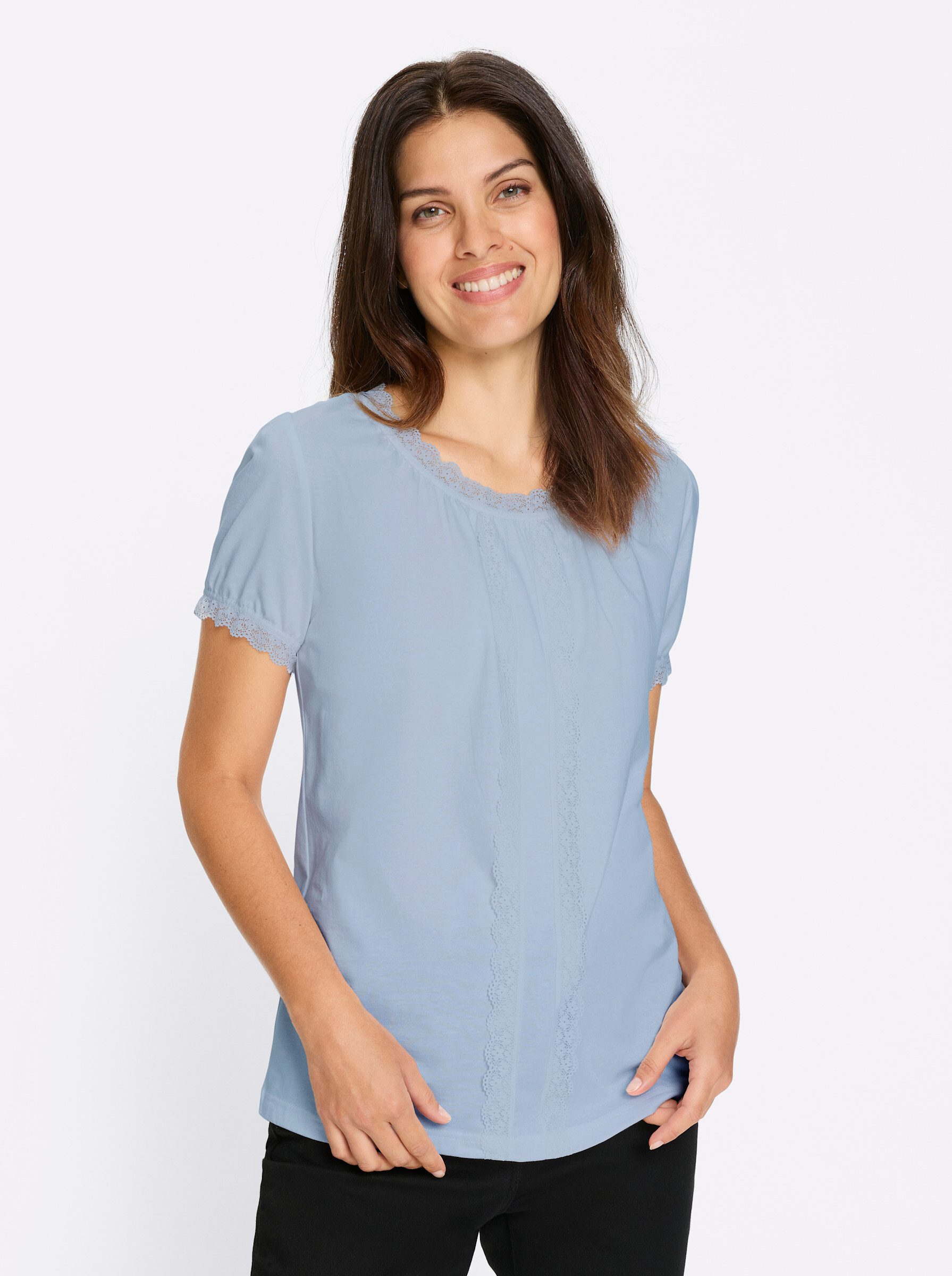 Sieh an! T-Shirt Trachtenshirt Kurzarm