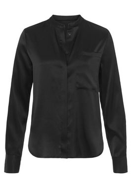 HECHTER PARIS Seidenbluse mit Fronttasche