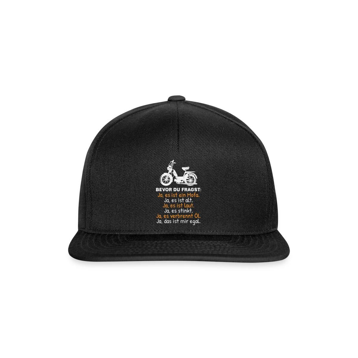Snapback Cap Ja Es Ist Ein Mofa Snapback Cap