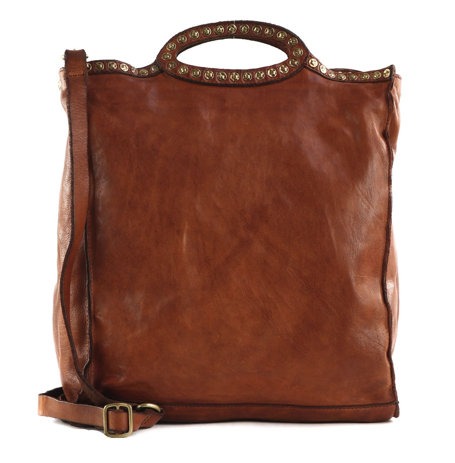 Campomaggi Schultertasche Cognac