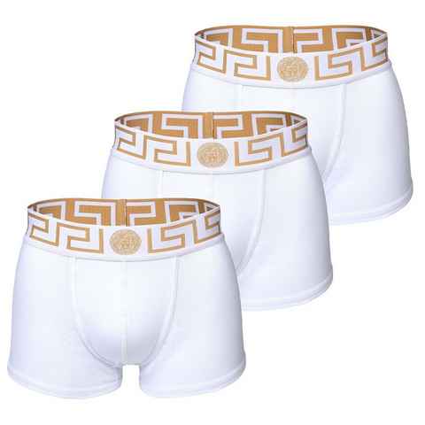 Versace Slip Herren Boxer Shorts, 3er Pack - TOPEKA, Baumwolle