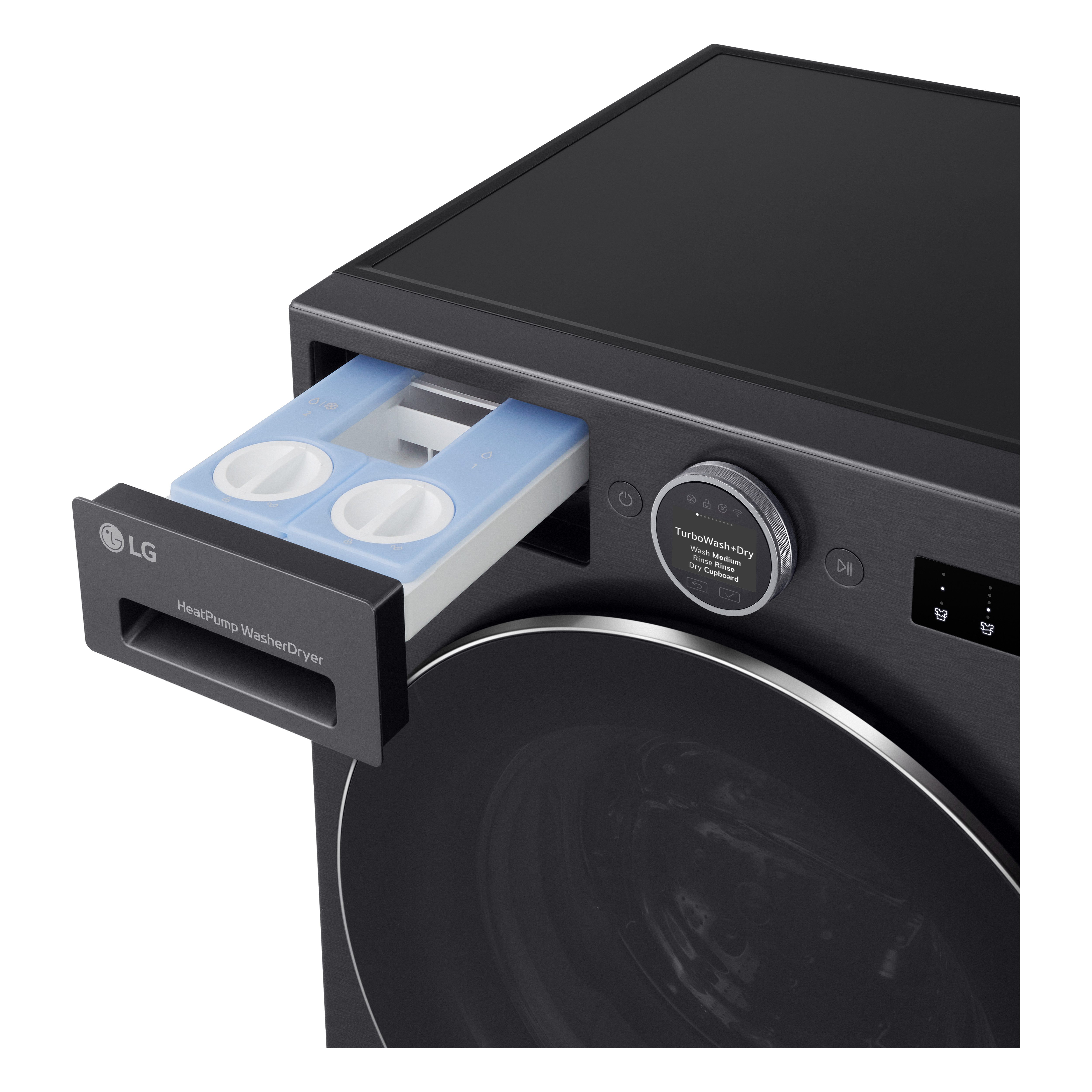 LG Waschtrockner X-Serie HPWD116BA, 11 kg, 6 kg, 1300 U/min, Energieeffizienzklasse A, AI Wash+Dry, Auto-Dosierung des Waschmittels – Bild 5 von 5