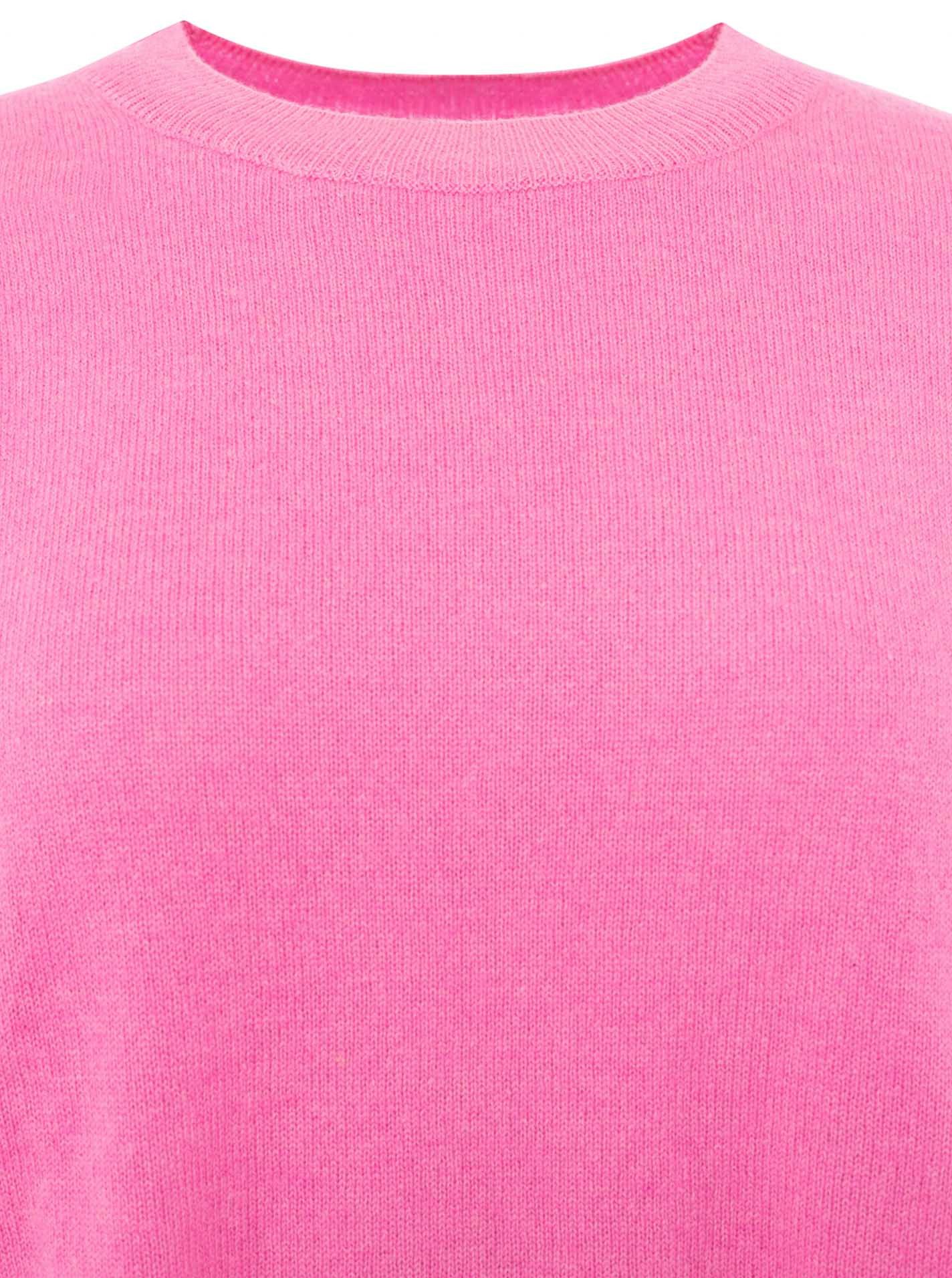 Zwillingsherz Kaschmirpullover Kastiger Rundhalspullover