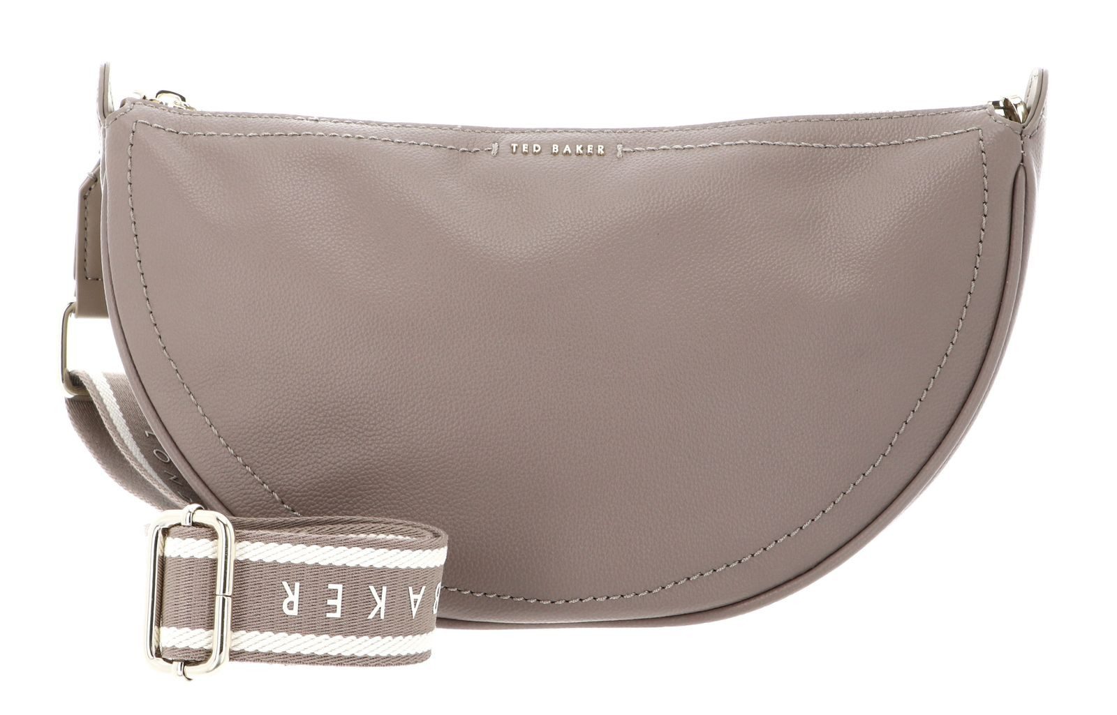 Ted Baker Umhängetasche Lorreen Webbing Leather Half Moon Crossbody Bag, aus echtem Leder