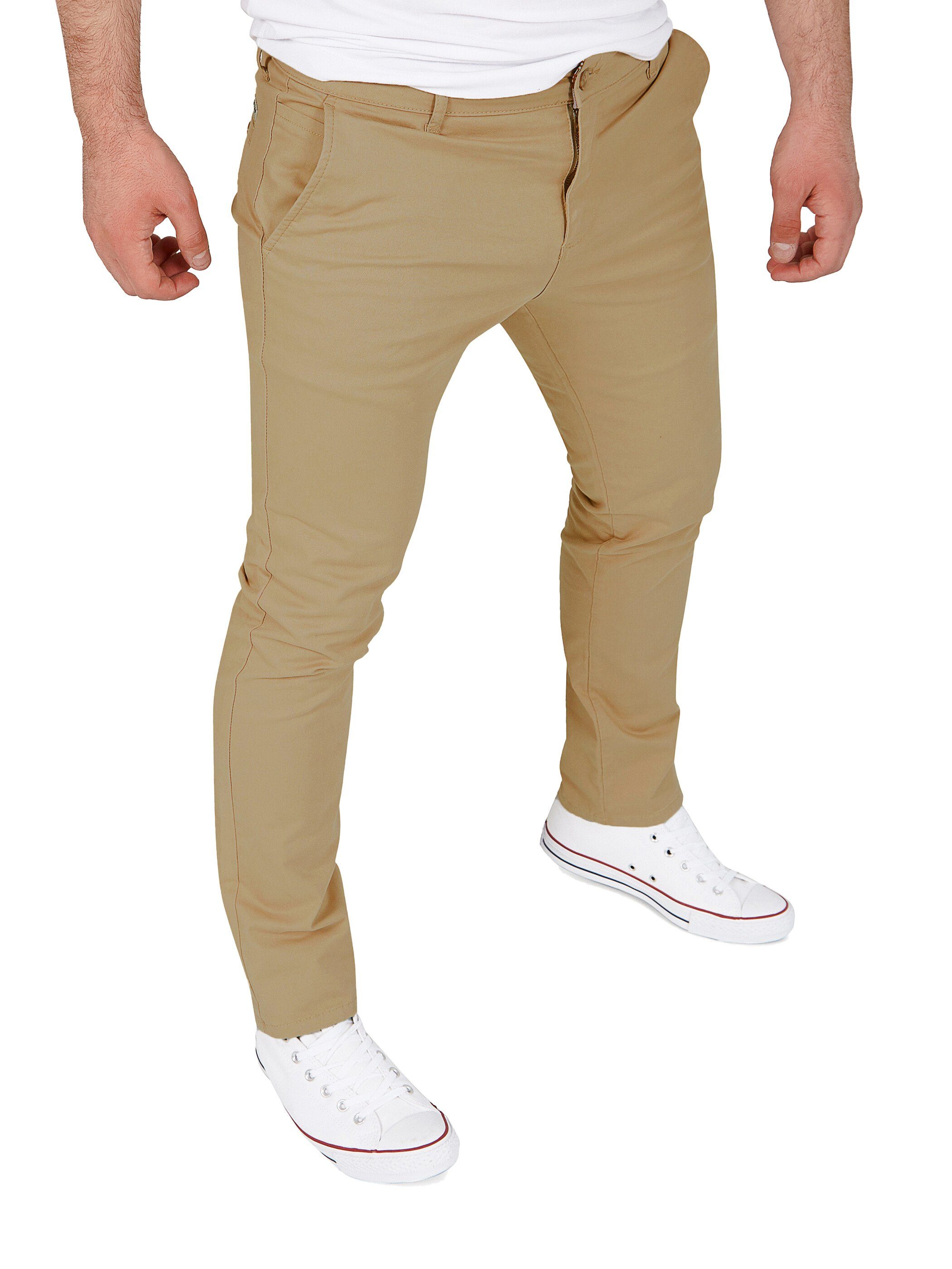 WOTEGA Chinohose Herren Chino Glenn mit hohem Tragekomfort beige (Incense 161010) | Stretchhosen