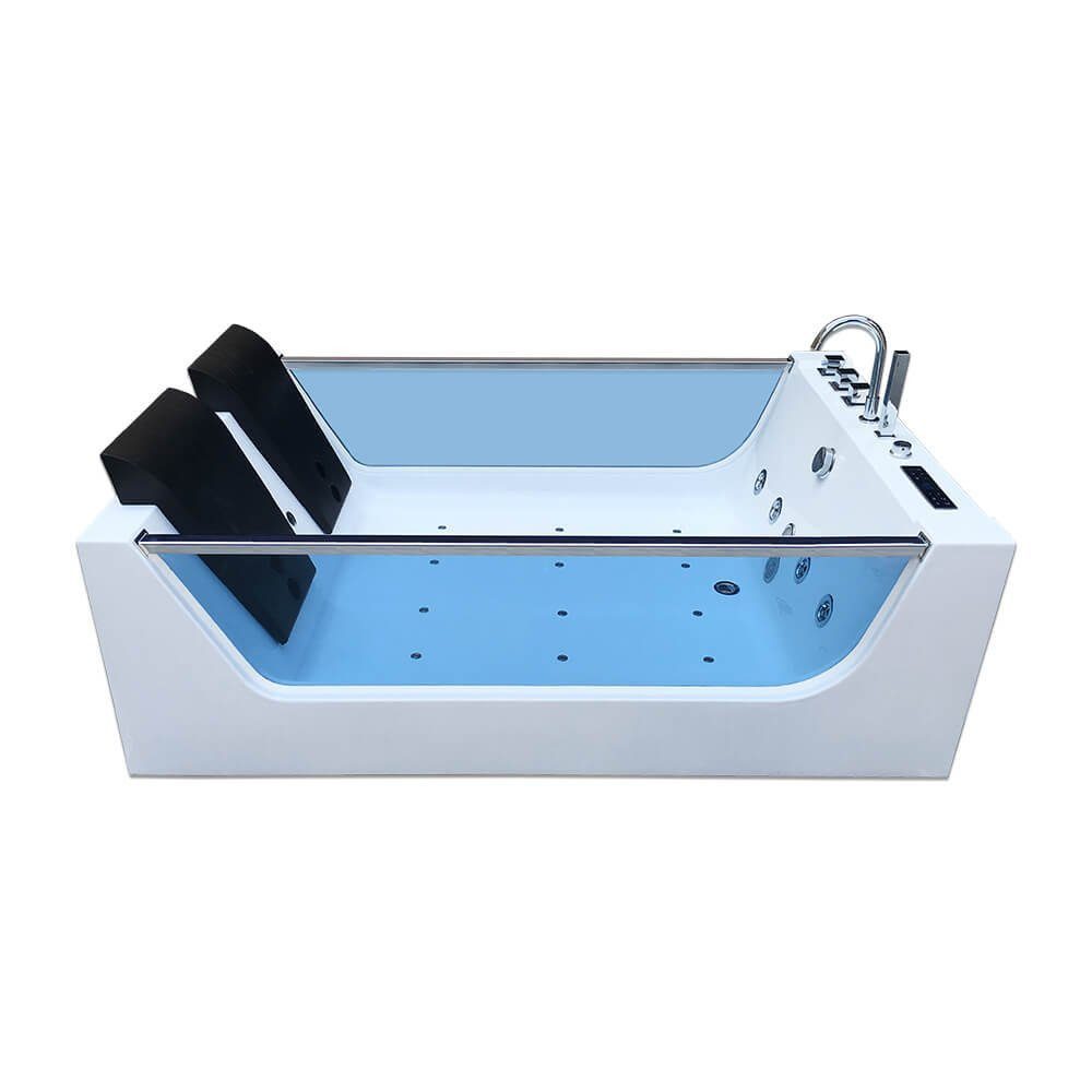 HOME DELUXE Whirlpool-Badewanne Whirlpool ATLANTIC - XL Wanne für 2 Personen mehr