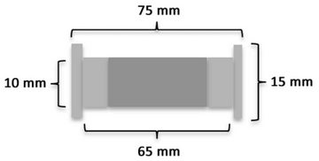 Kai Wiechmann Schraube Ersatzteile Teakmöbel Hülsenschraube 71 mm als Qualitätsschraube, (1 St), massive 3-teilige Messingschraube für Gartenmöbel