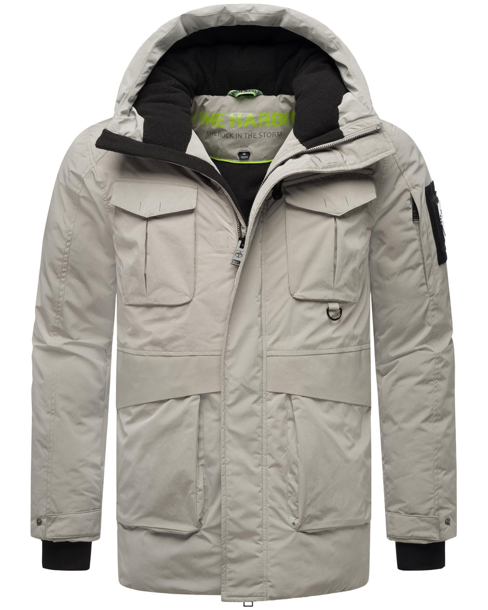 Stone Harbour Winterjacke Edriik XX Warm gefütterte kurze Herren Jacke für den Winter