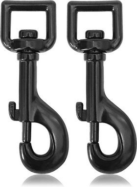 Ganzoo Karabiner Karabiner-Haken mit Drehgelenk im 2er Set, 85mm, auch für Paracord 550